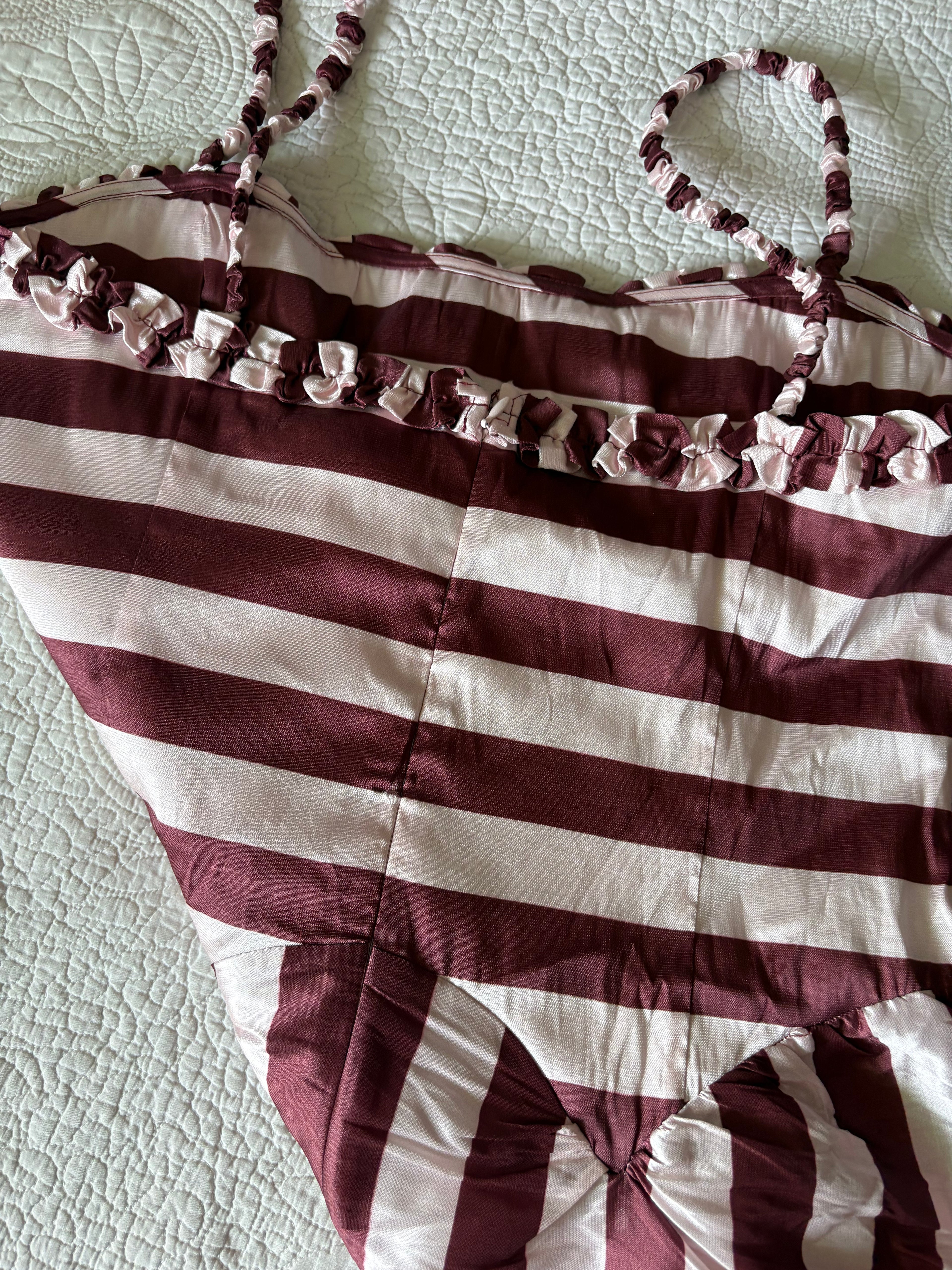 Damson Madder striped dress UK 16