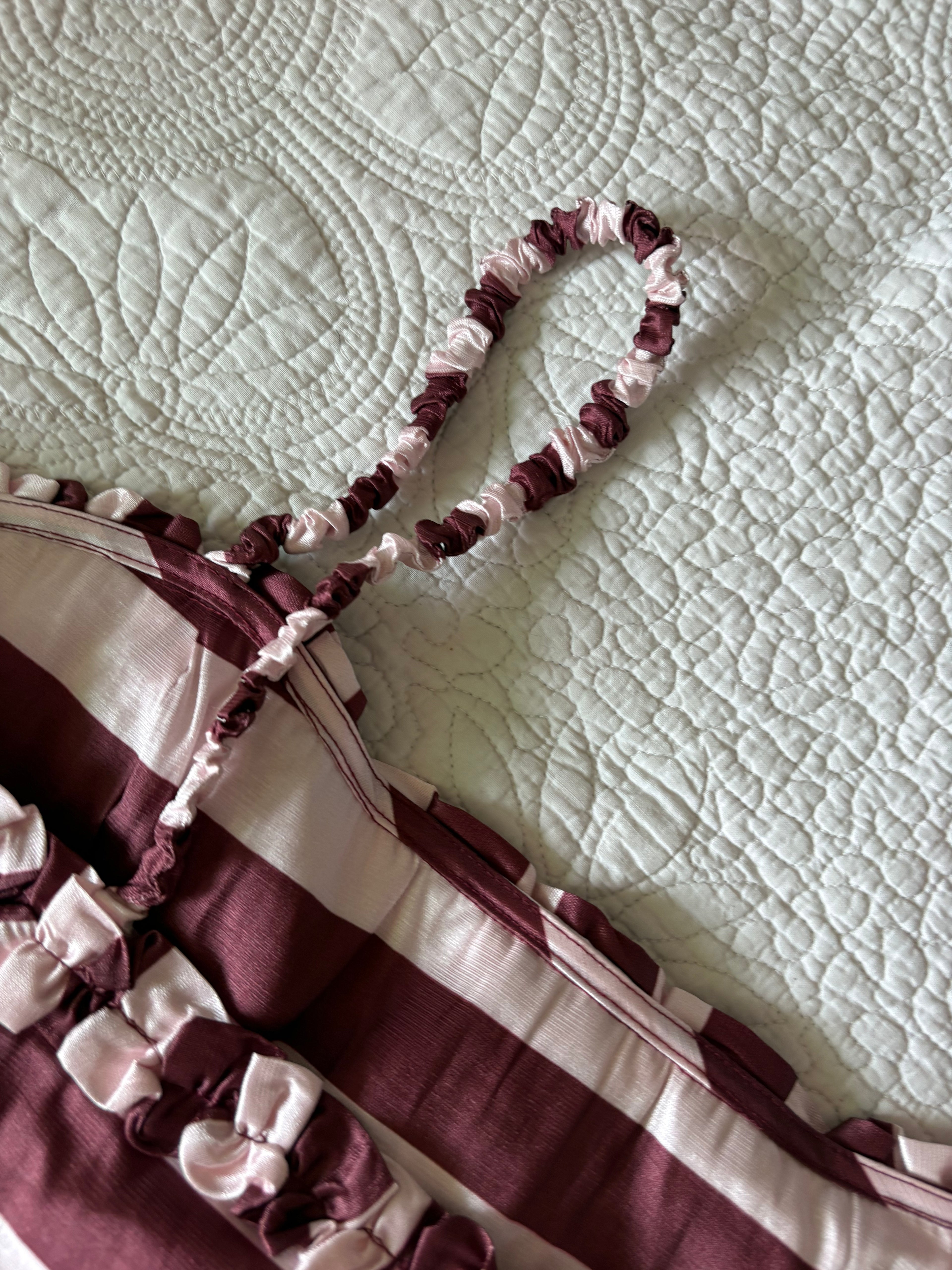 Damson Madder striped dress UK 16