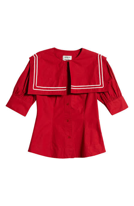 Damson Madder Keisha Collared Blouse