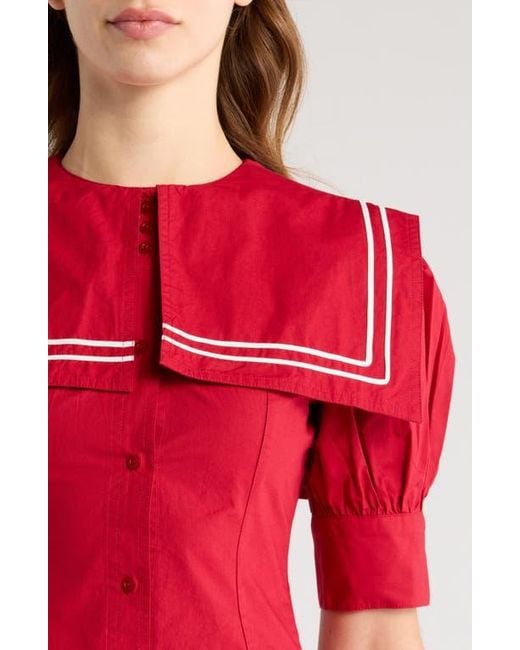 Damson Madder Keisha Collared Blouse