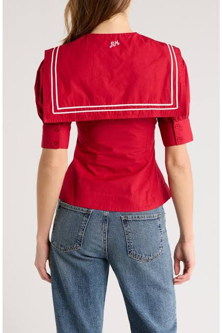 Damson Madder Keisha Collared Blouse