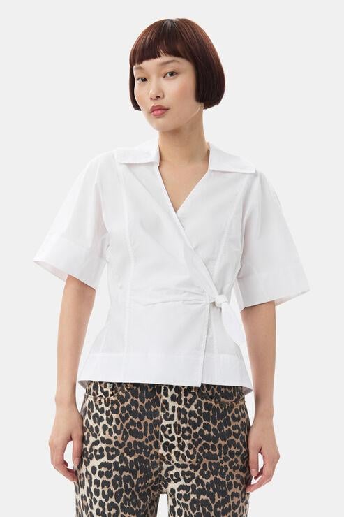 GANNI COLLAR SHIRT