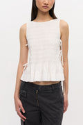 GANNI chambray seersucker XS