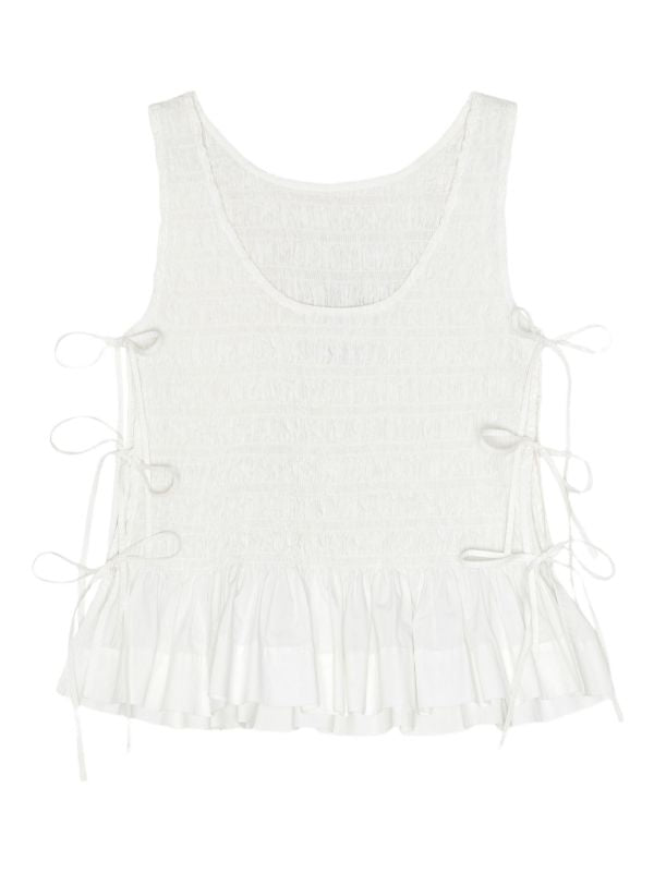 GANNI chambray seersucker XS