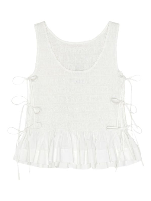 GANNI chambray seersucker XS