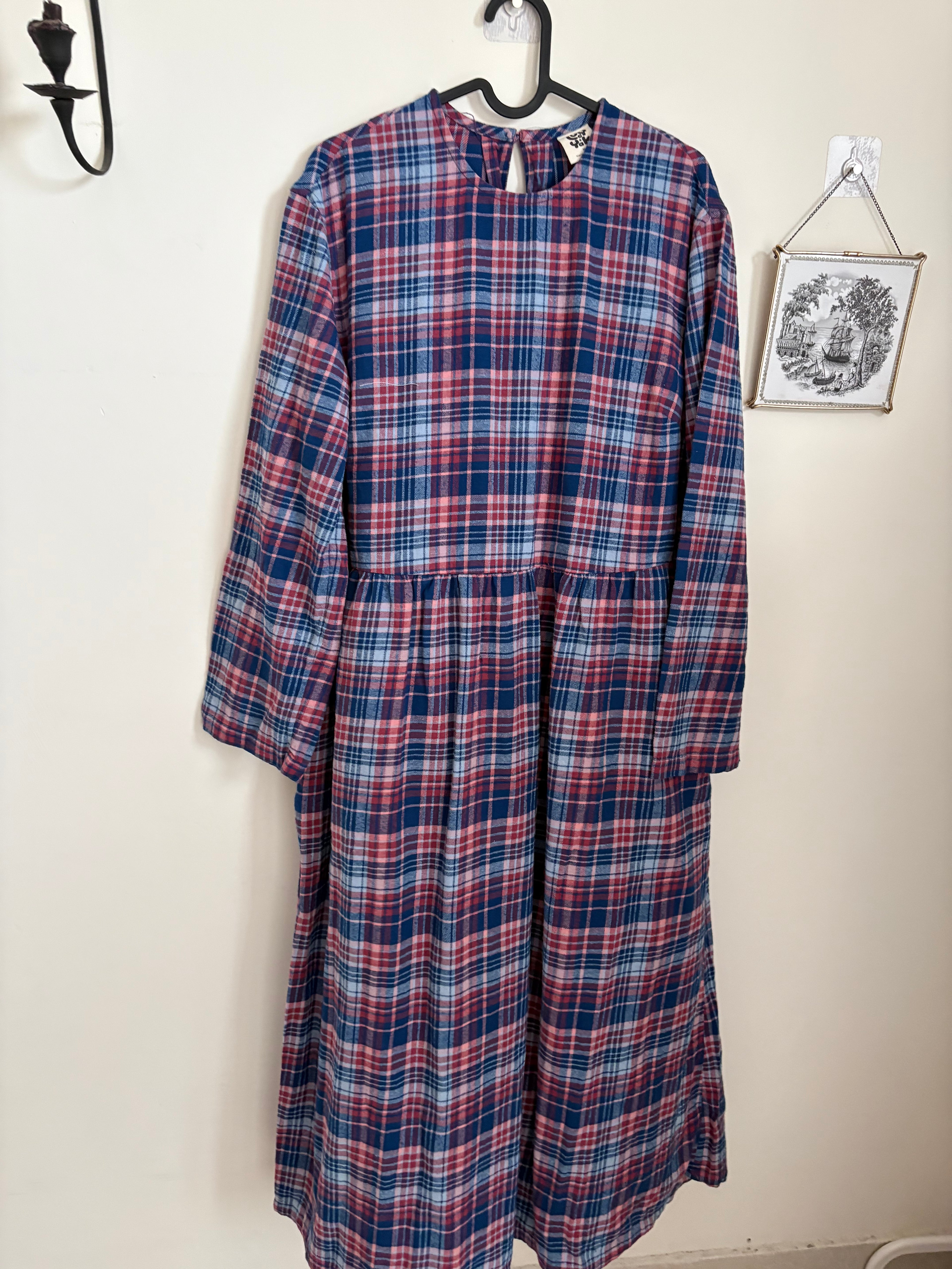 Lucy and Yak check dress Uk 10