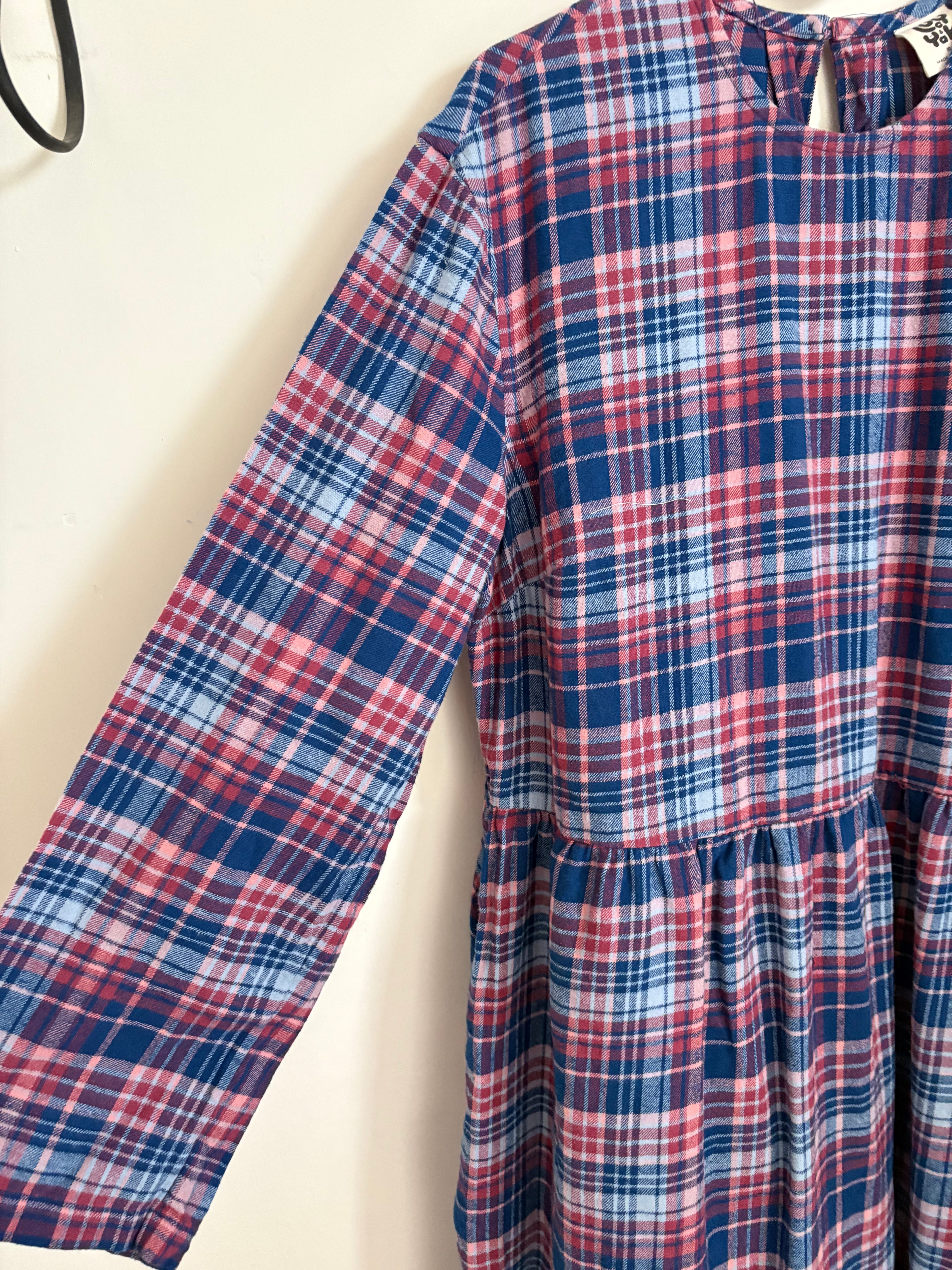 Lucy and Yak check dress Uk 10