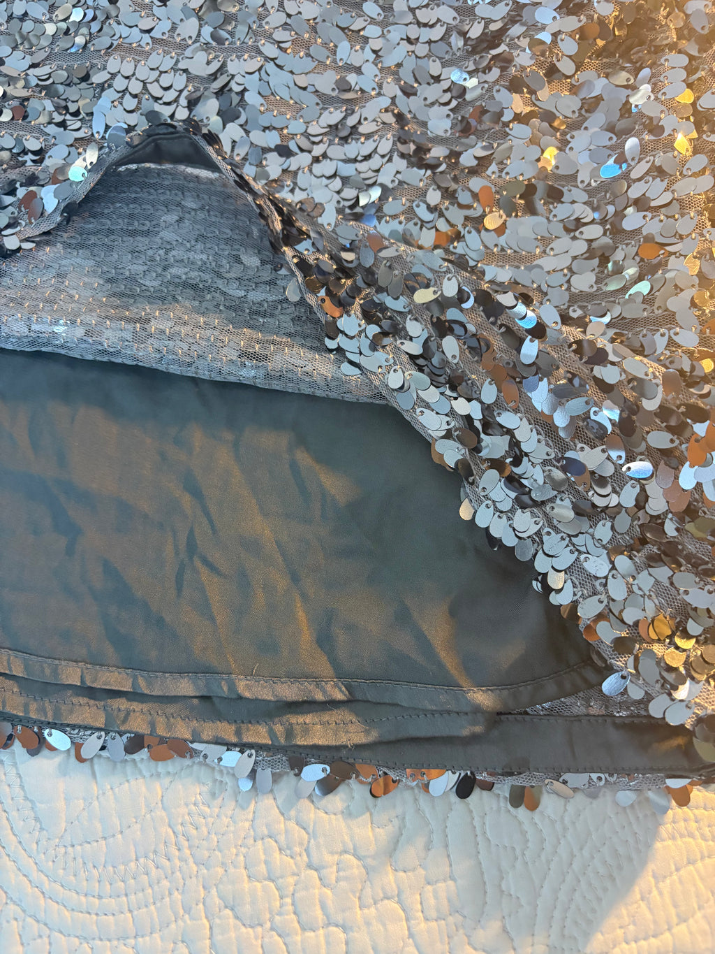 urban outfitters shimmer skirt