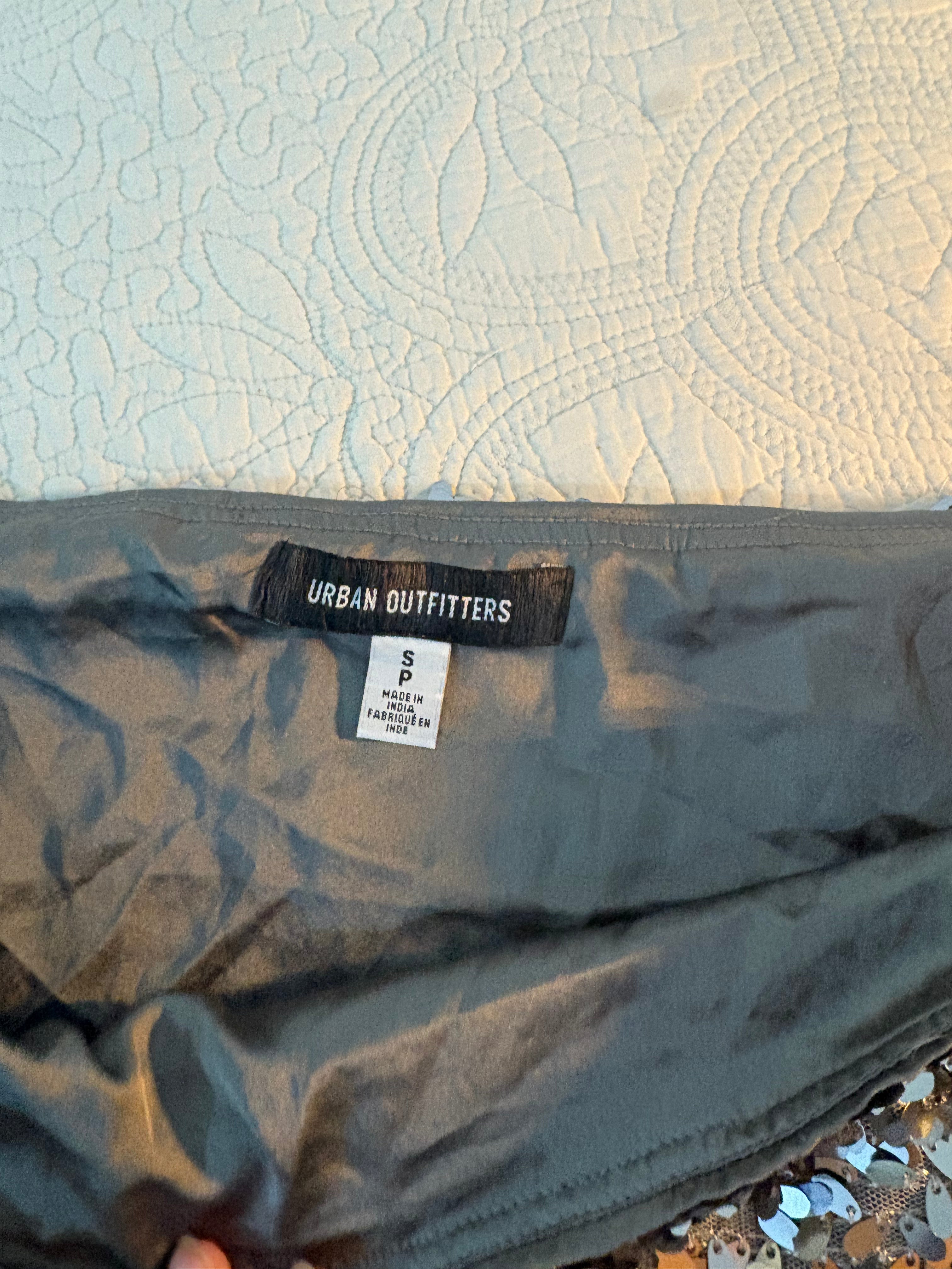 urban outfitters shimmer skirt
