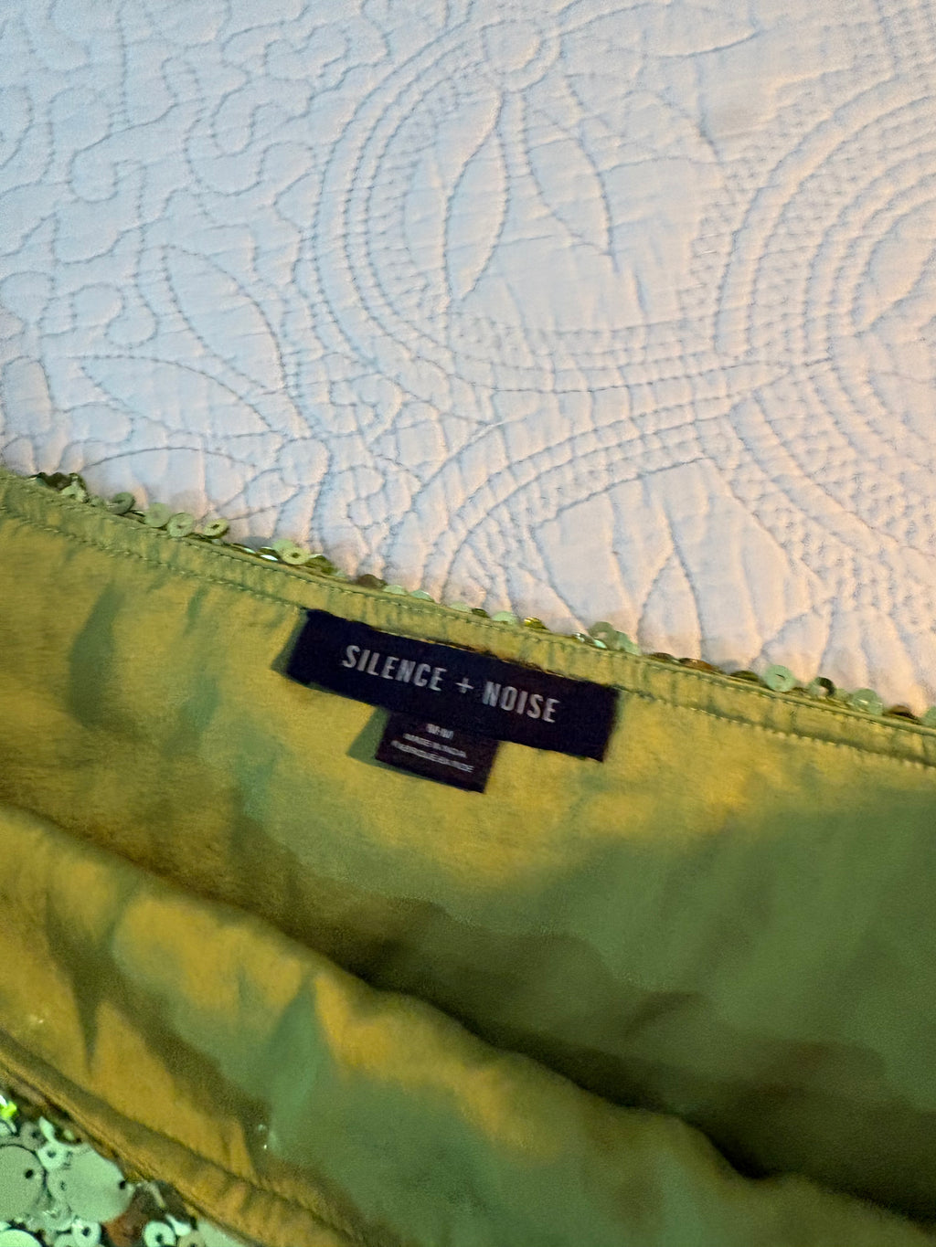 Silence+Noise shimmer skirt 30" (2 colours)