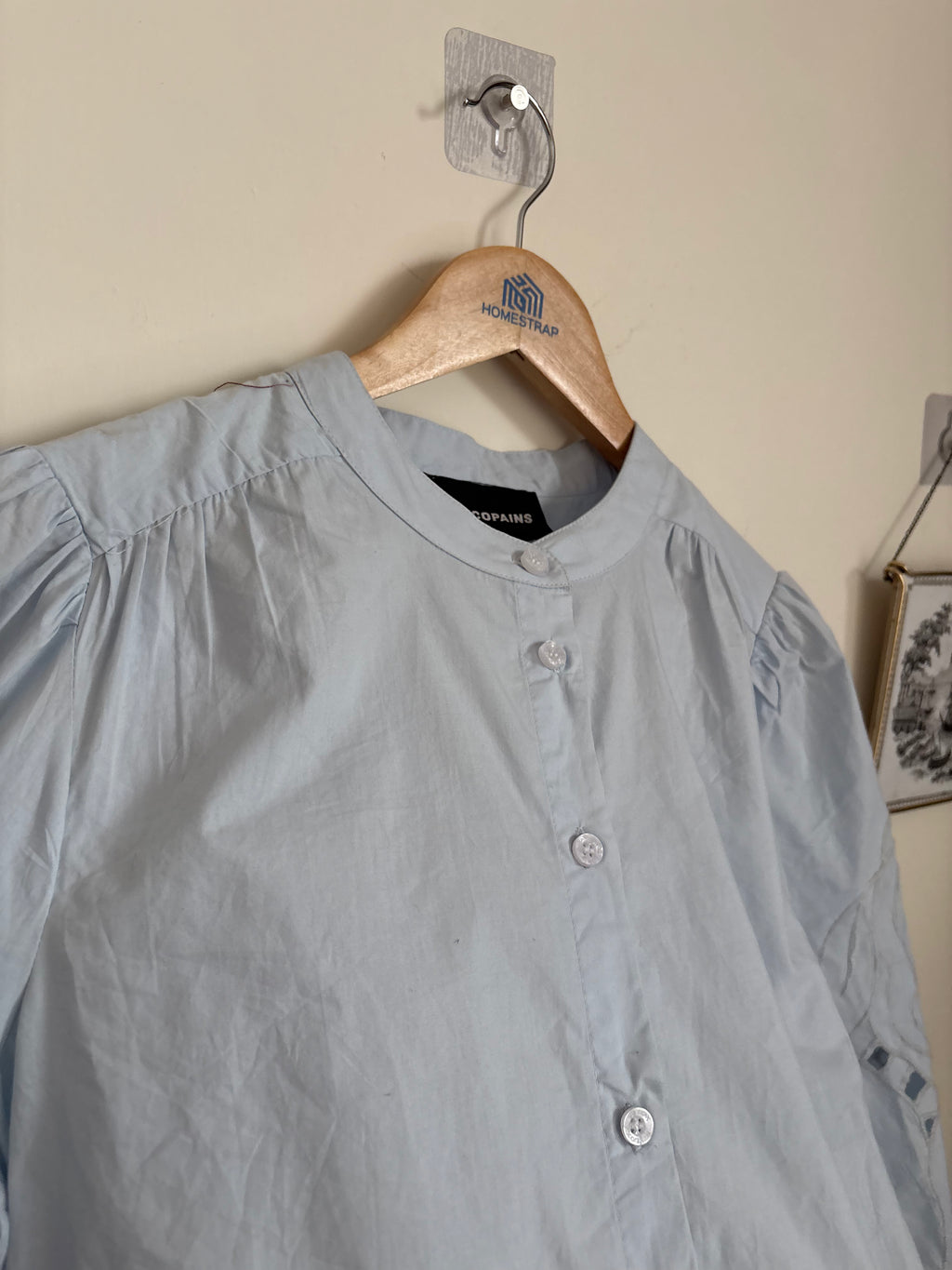 LES COPAINS  floral embroidery TOP S
