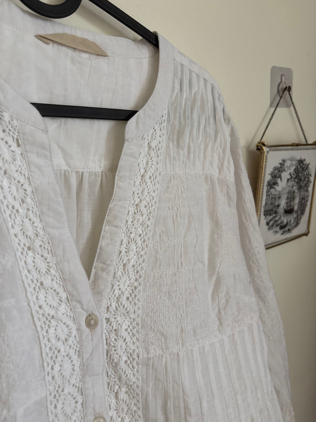 SOFT SURROUNDINGS EMBROIDERED TOP S