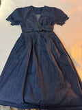 Denim Vneck dress