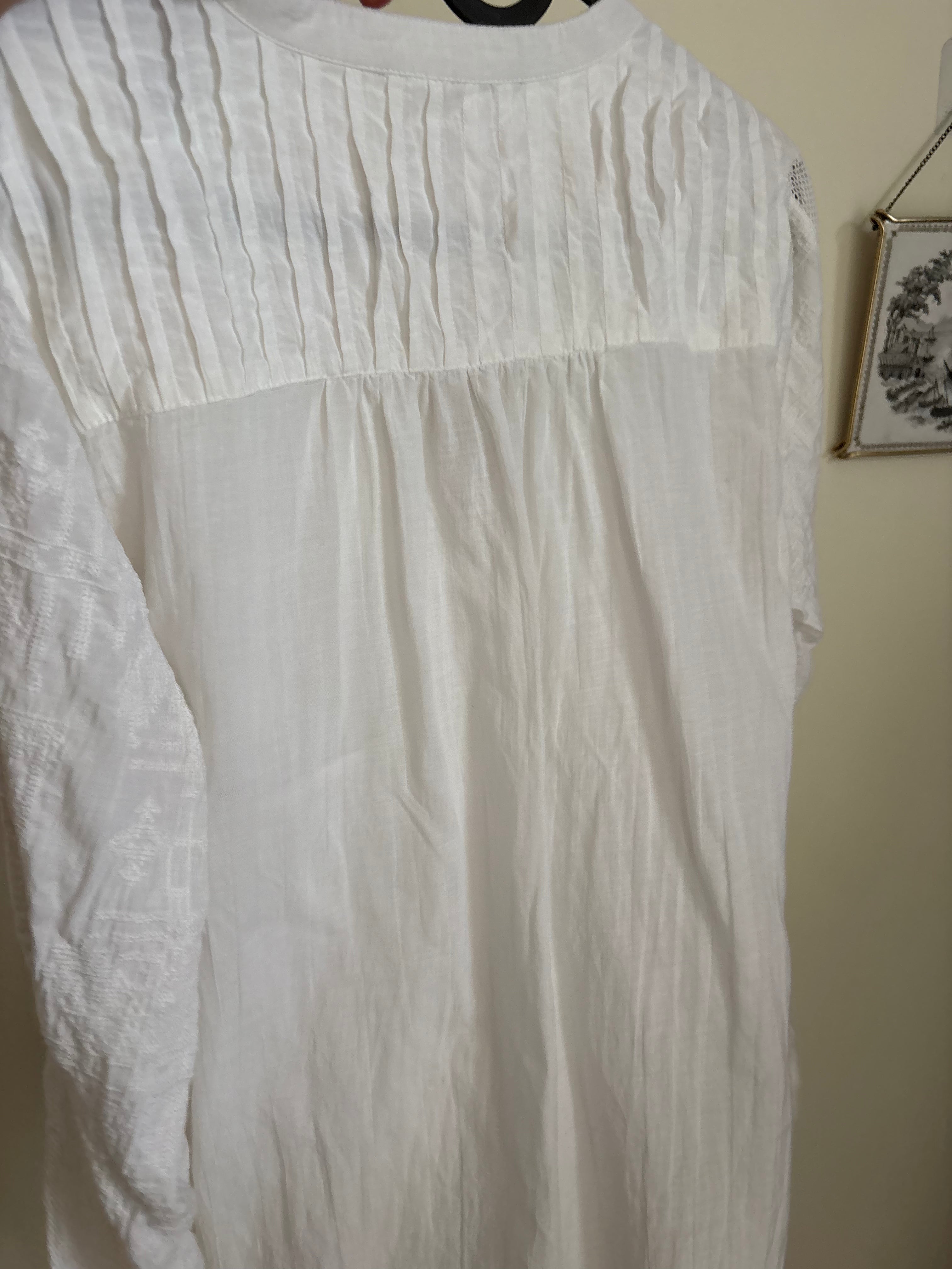 SOFT SURROUNDINGS EMBROIDERED TOP S