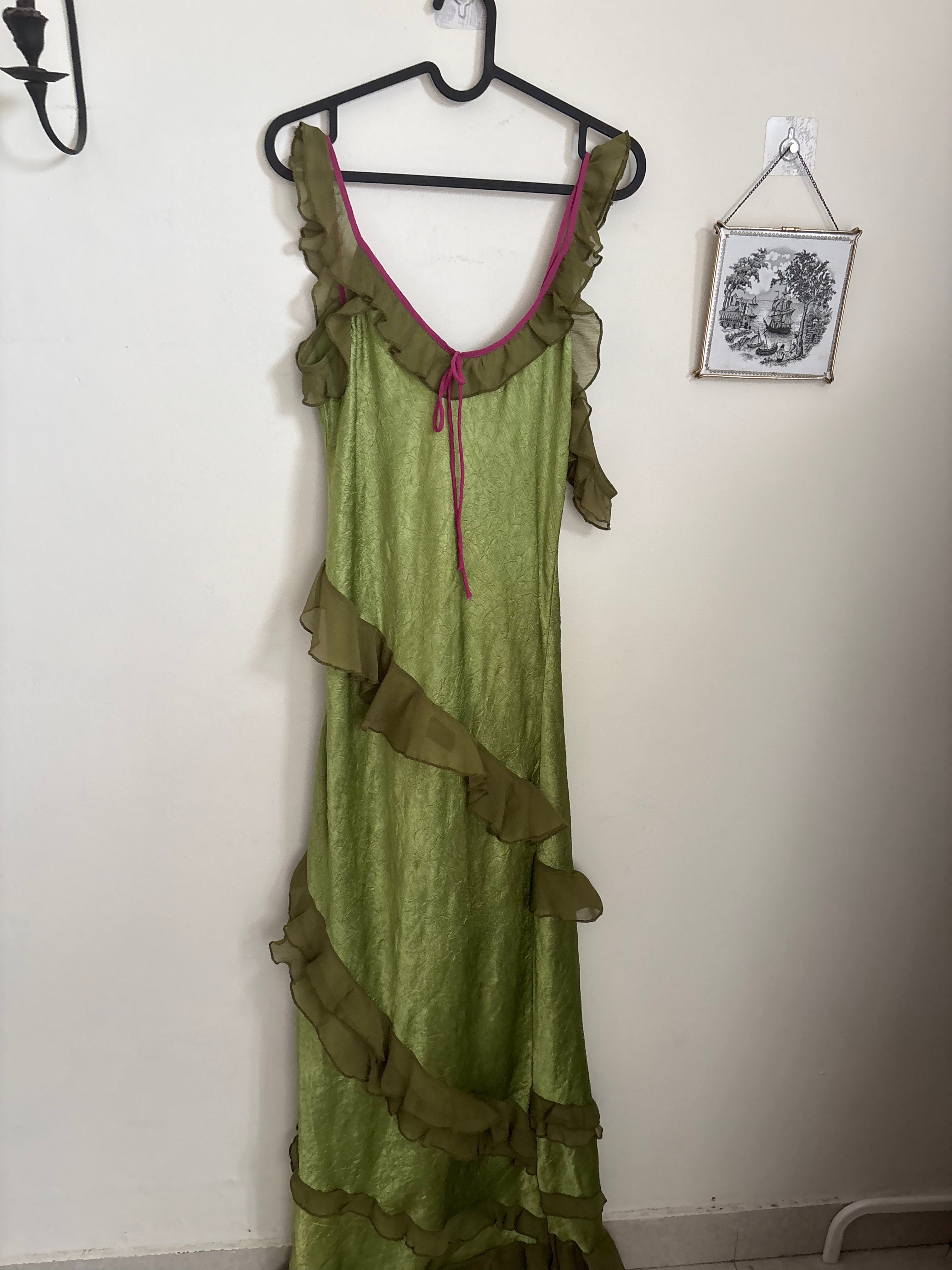 DM SAMPLE PINK TRIM DRESS UK 10