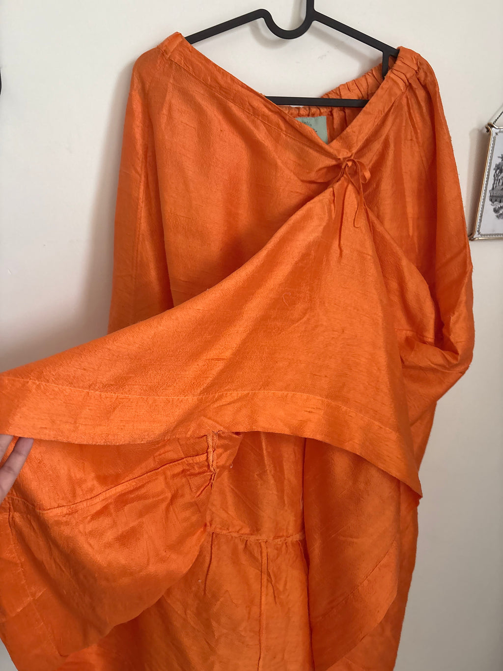 CONIGLIP ORANGE SILK 2 WAY SKIRT FS