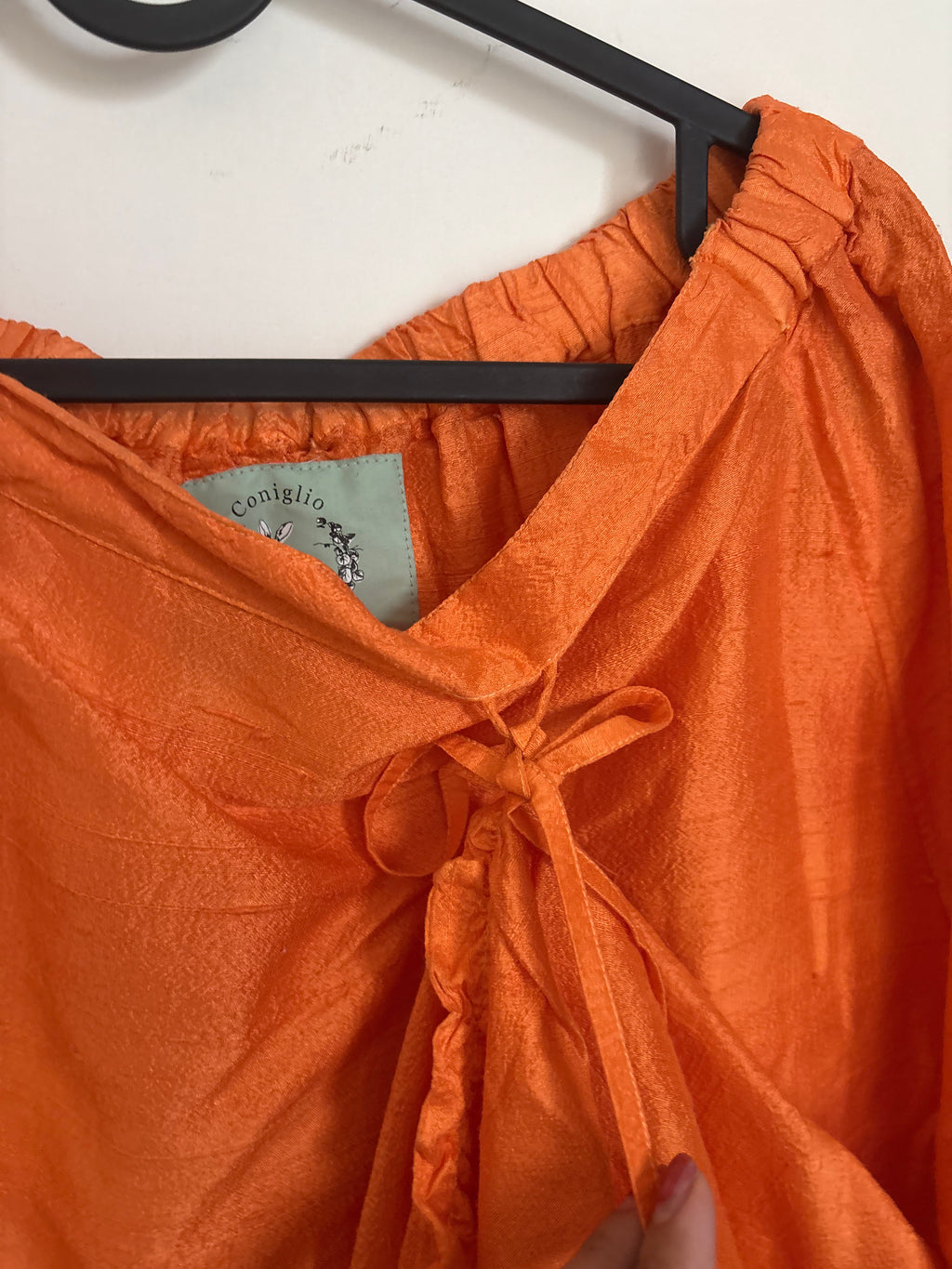 CONIGLIP ORANGE SILK 2 WAY SKIRT FS