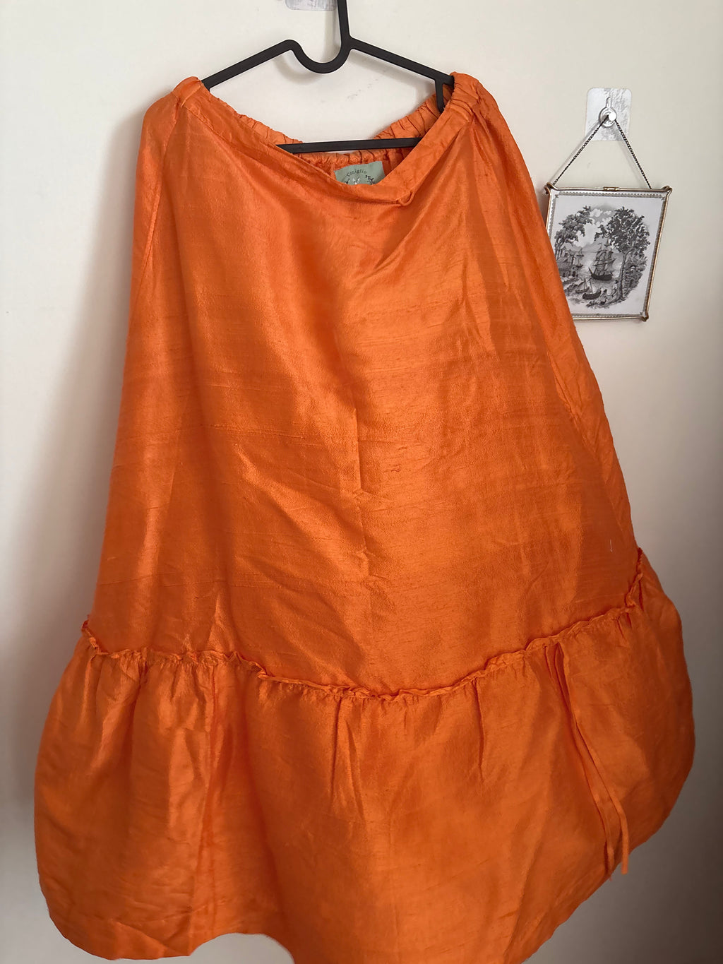 CONIGLIP ORANGE SILK 2 WAY SKIRT FS