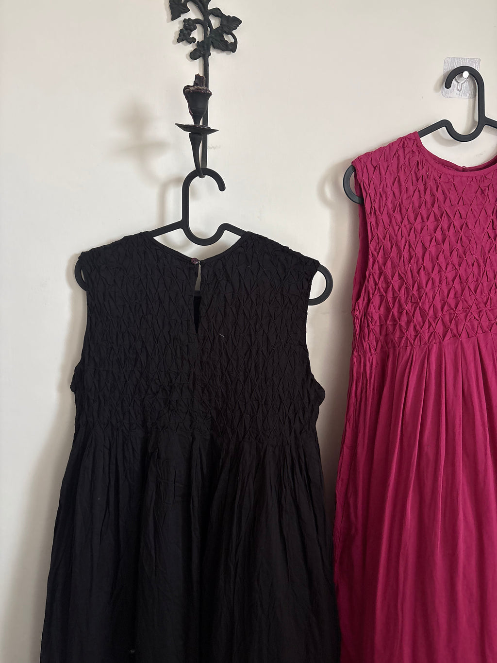 SPICK&SPAN COTTON SMOCKED DRESS FS
