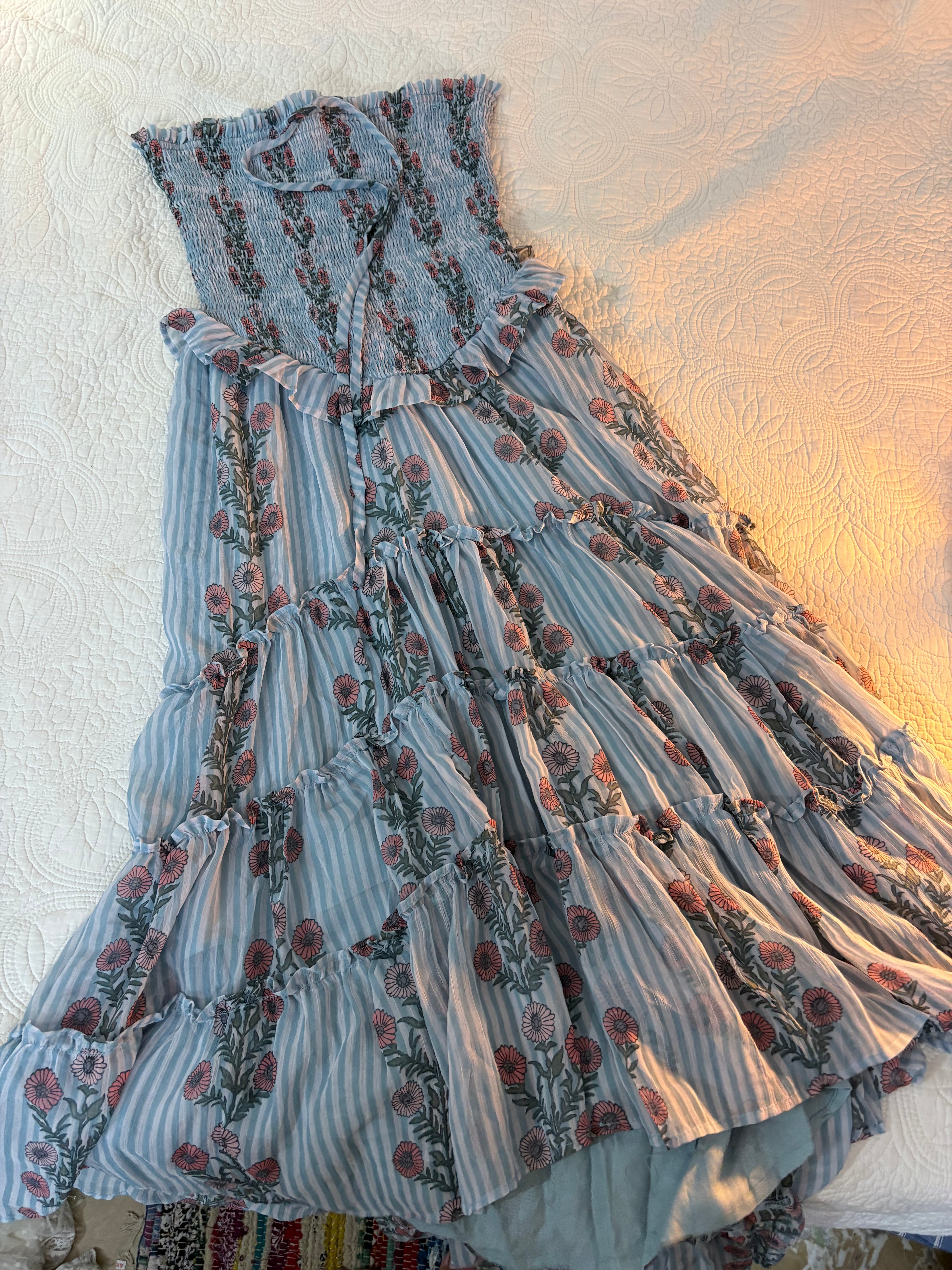 Free People blue dress XS