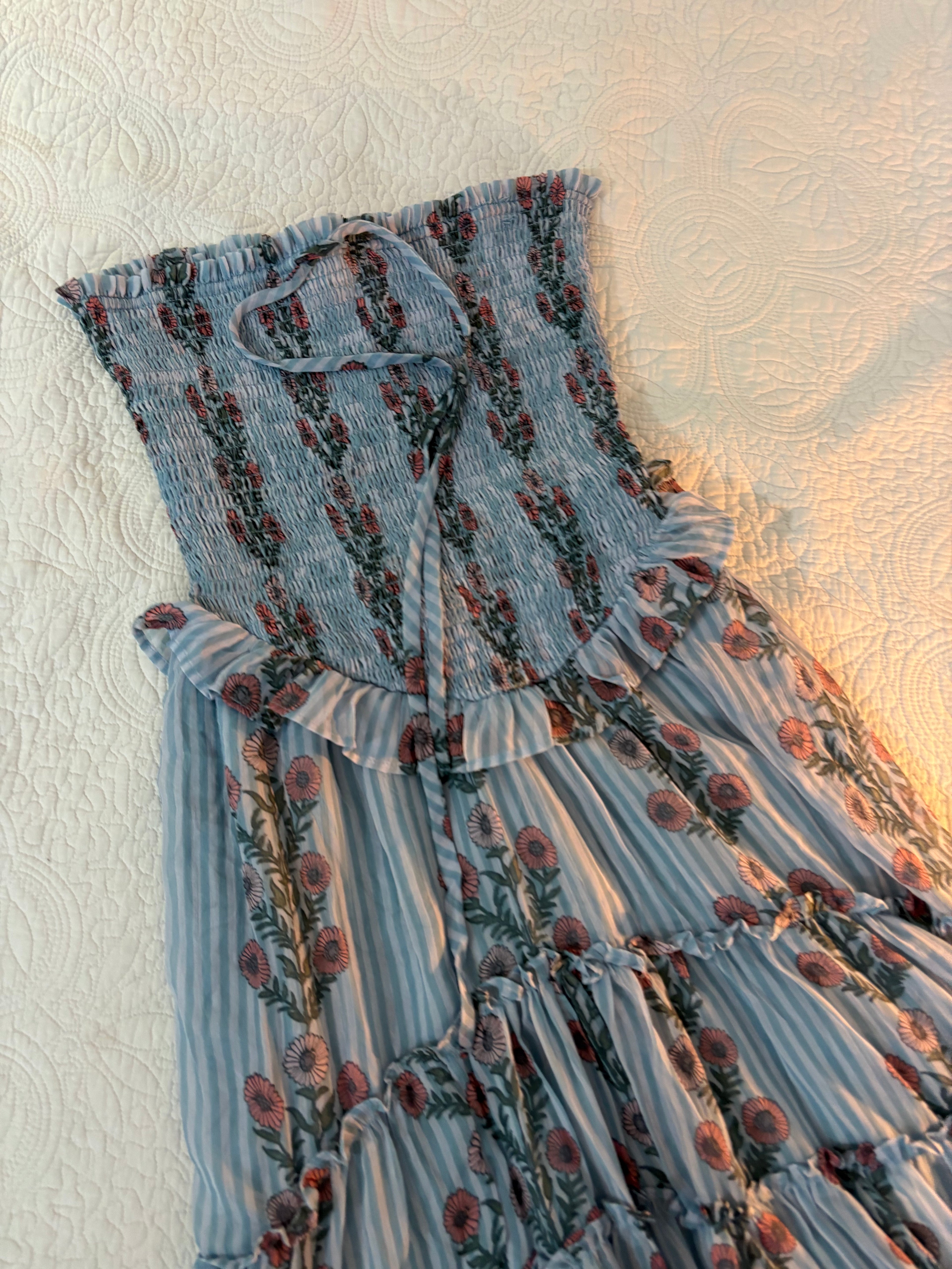 Free People blue dress XS