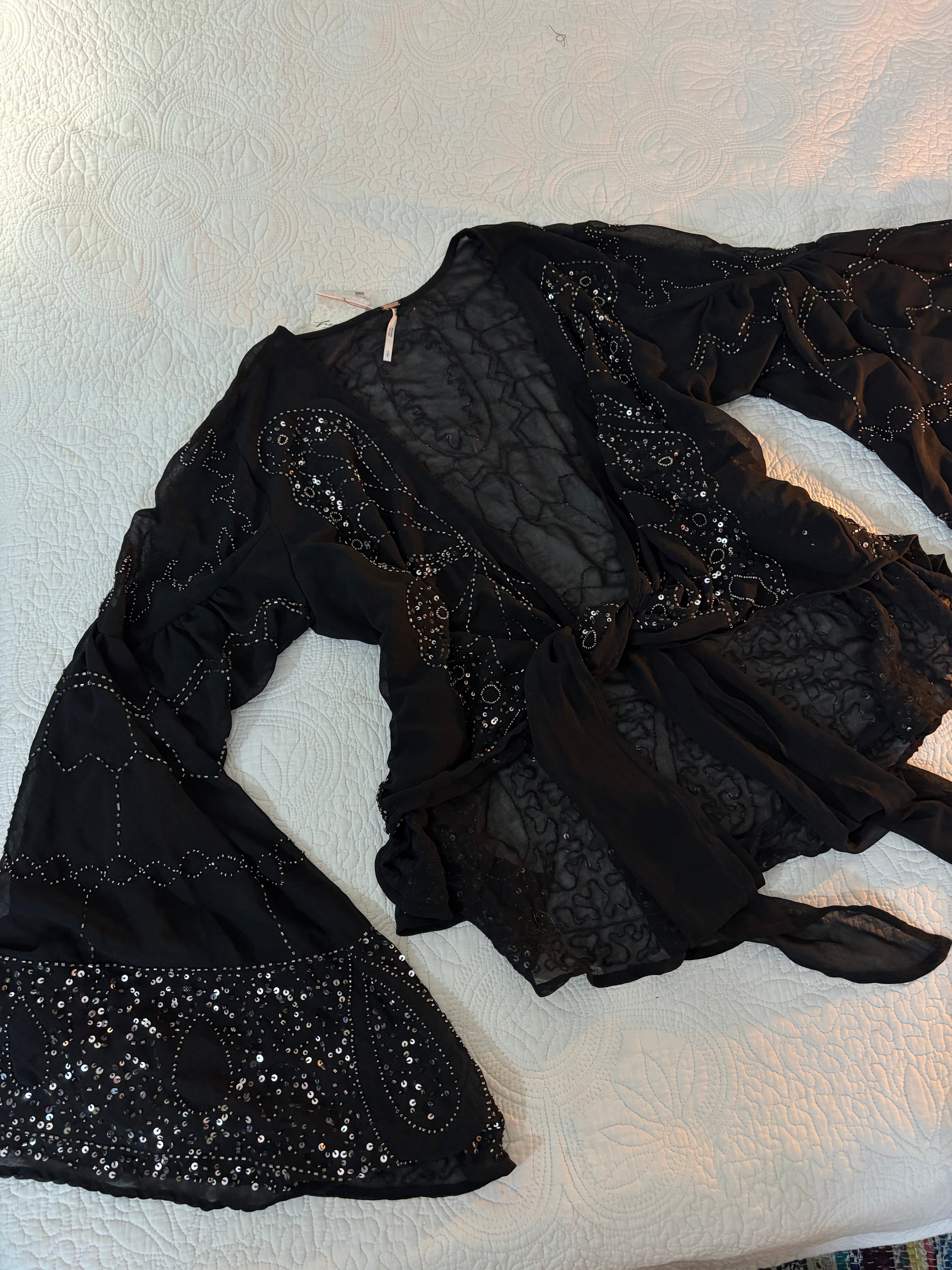 Free people beaded jacket S
