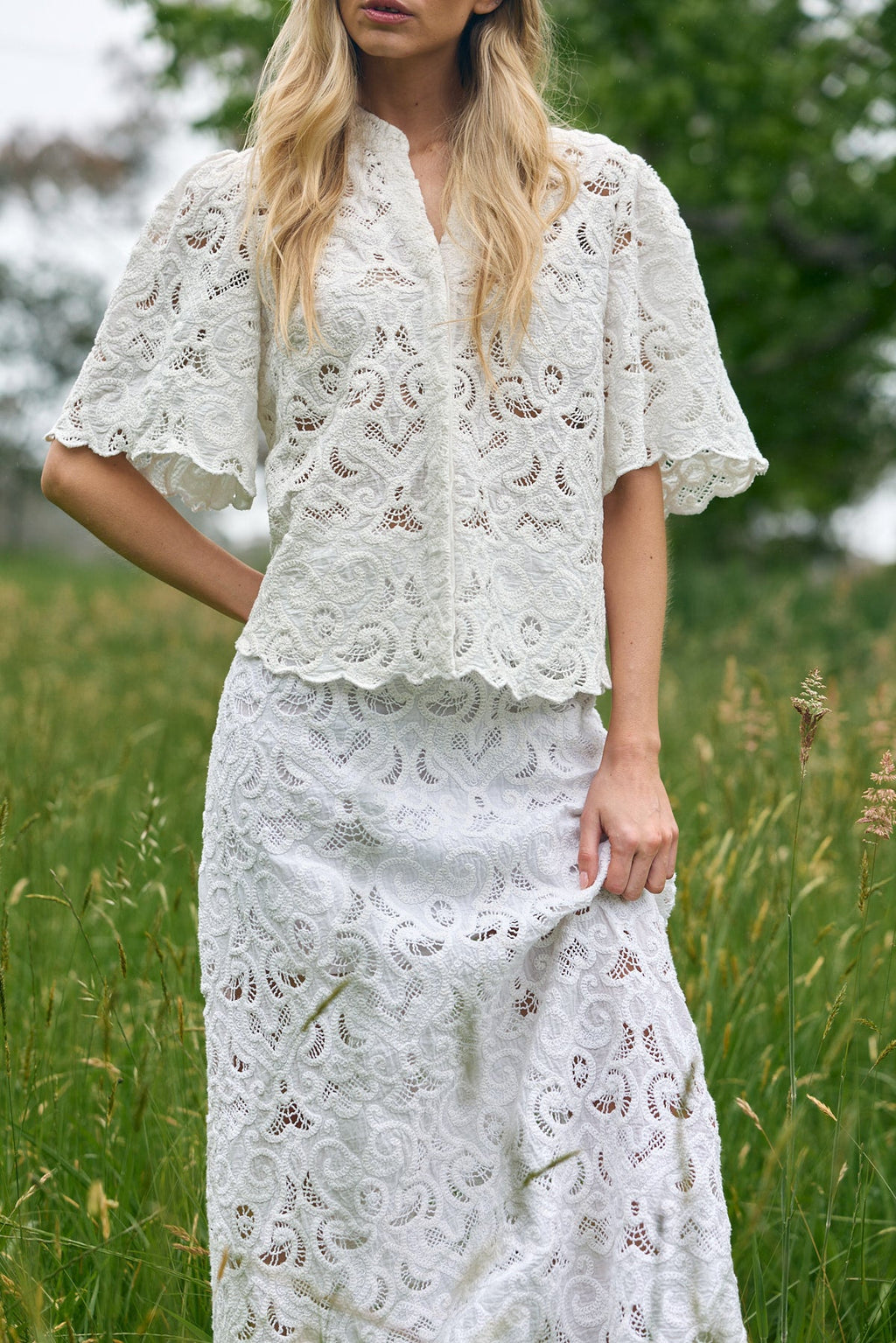 SALLY PHILLIPS GALA SHIRT AUS 8 S