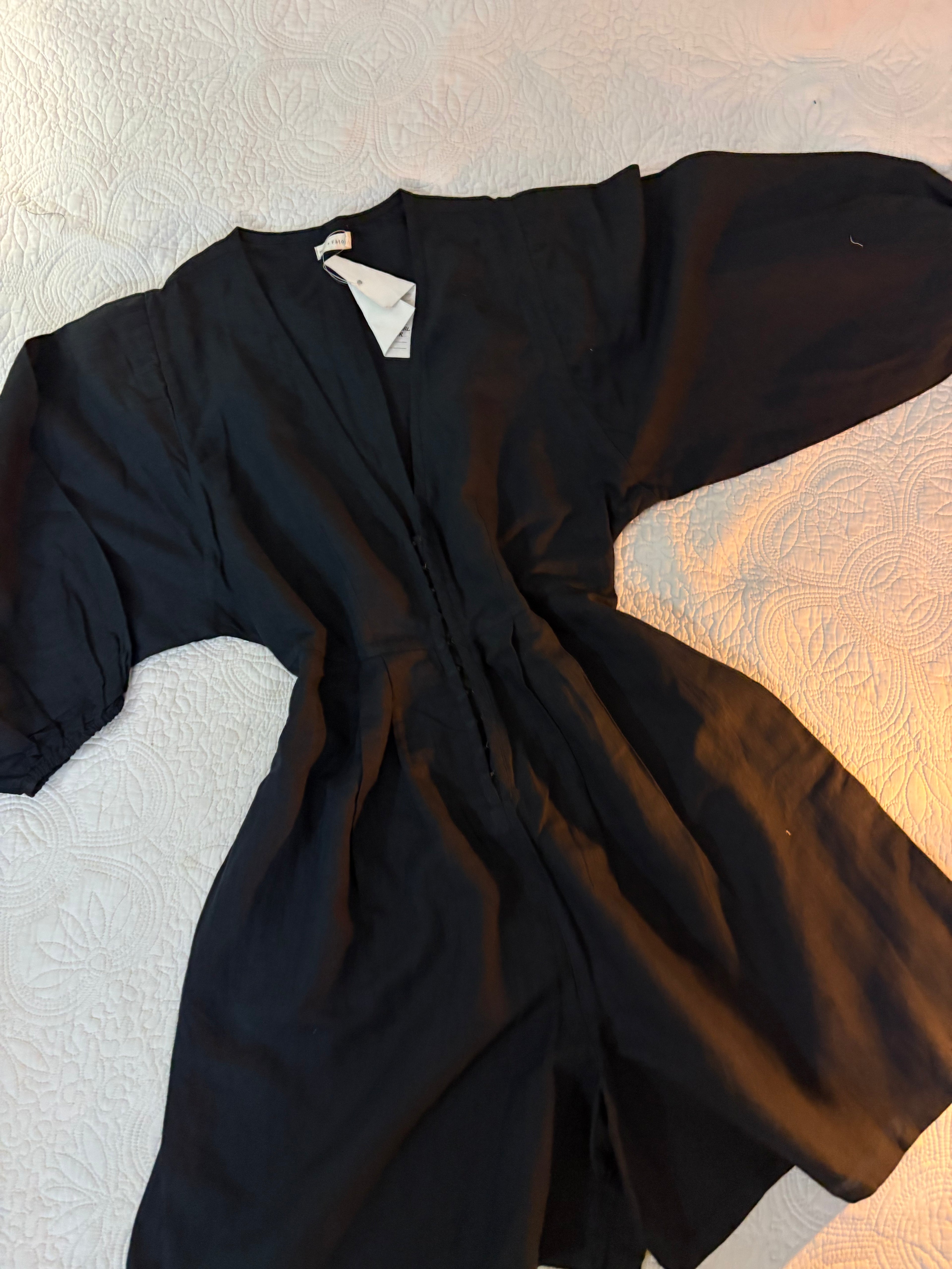 Mari+Fatou cotton linen playsuit