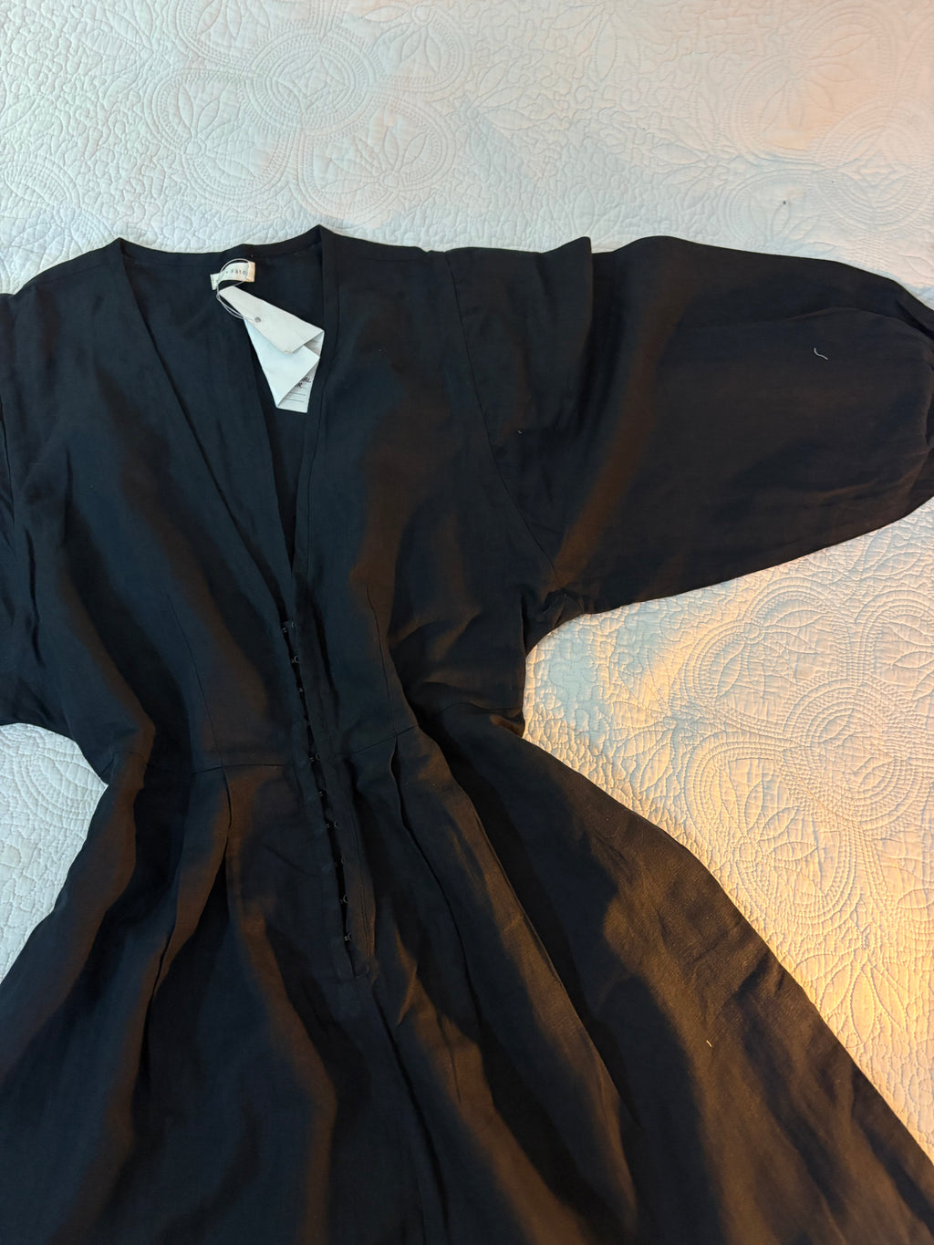 Mari+Fatou cotton linen playsuit