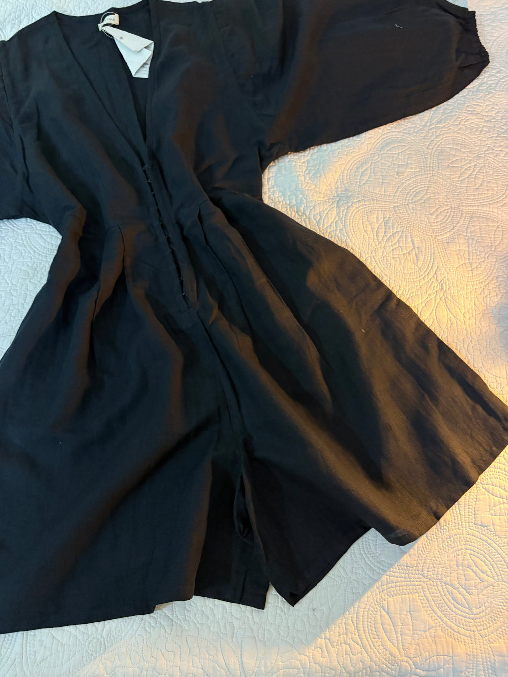 Mari+Fatou cotton linen playsuit