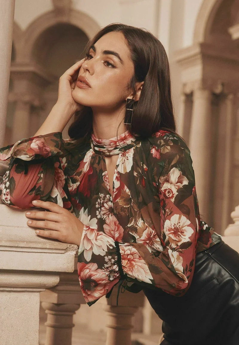 LIPSY FLORAL TOP UK 8