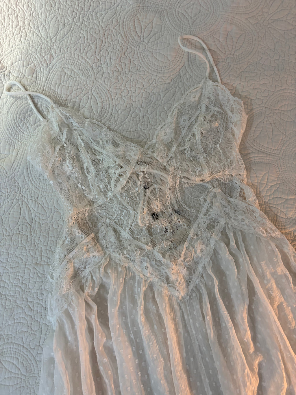 free people light my fire sheer lace M