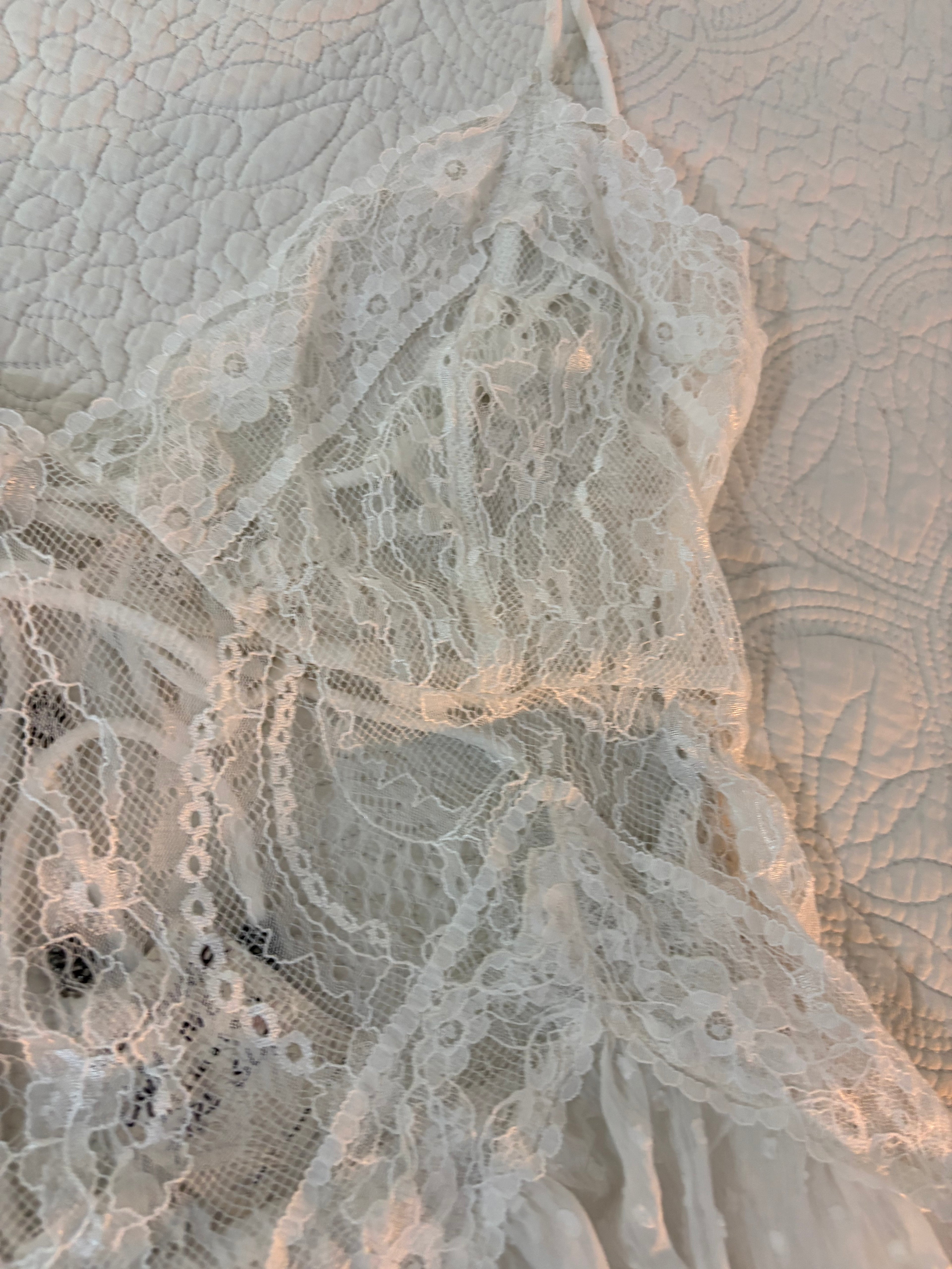 free people light my fire sheer lace M