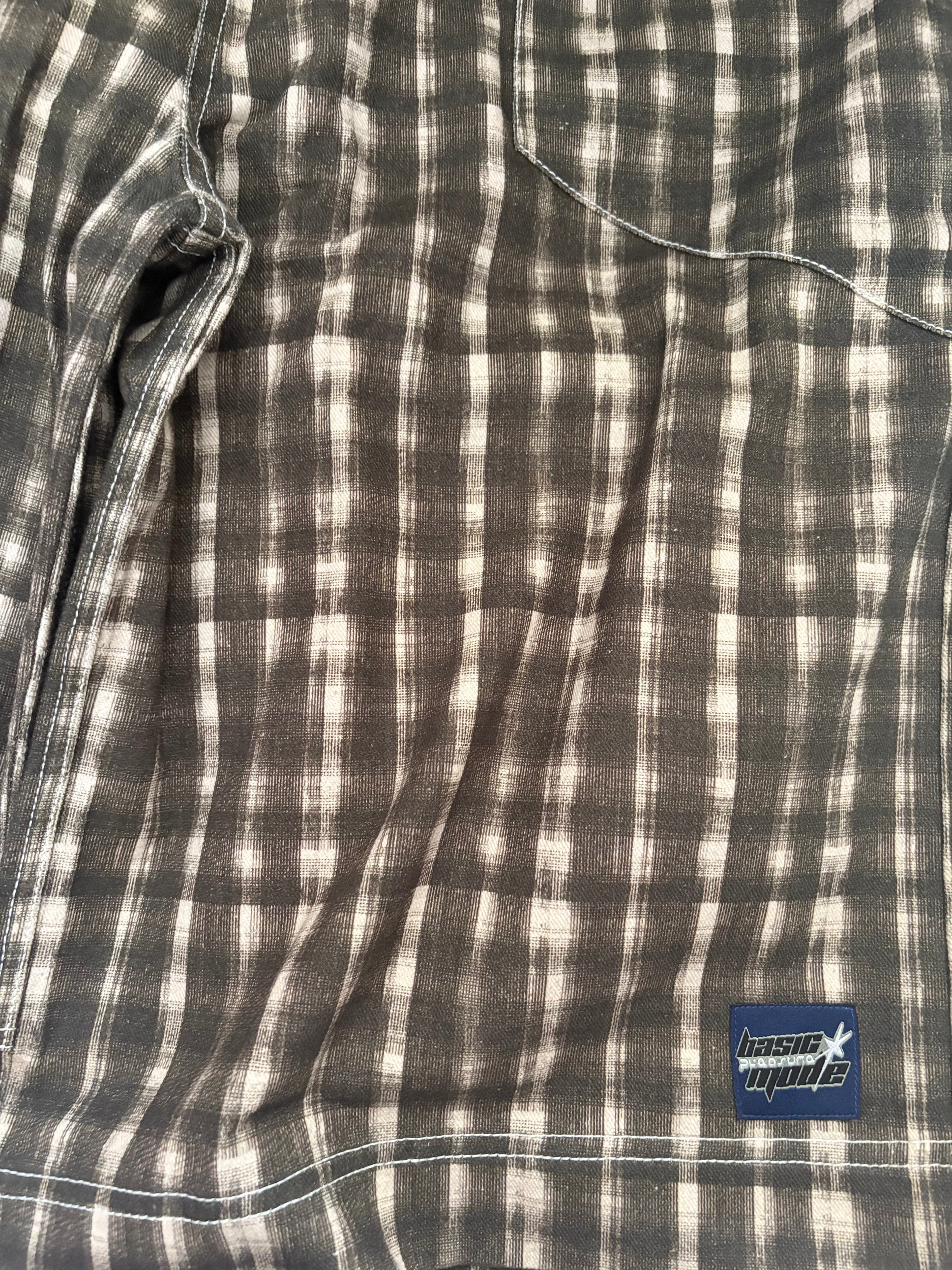 BASIC PLEASURE MODE JORTS CHECKED 32"