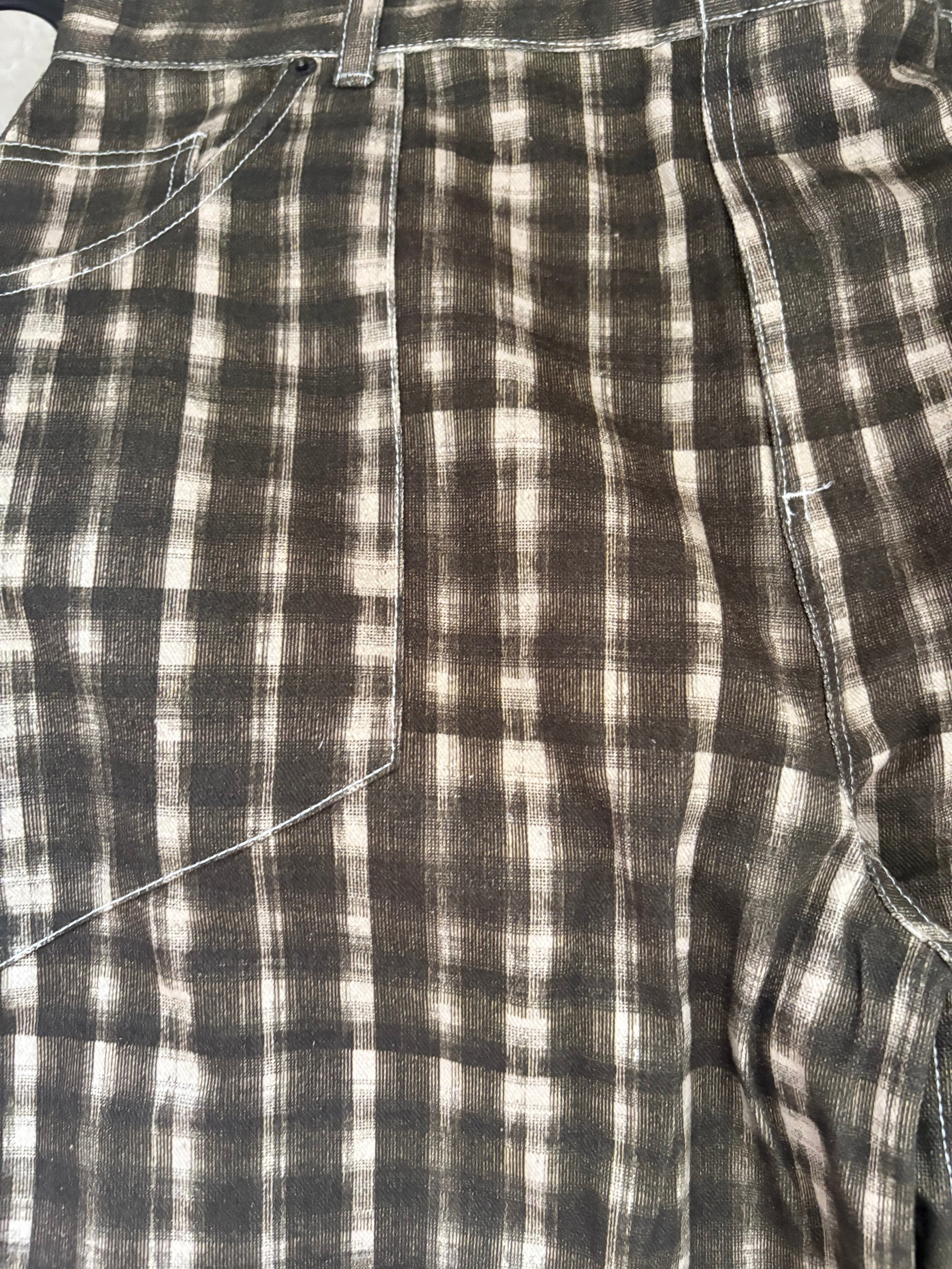 BASIC PLEASURE MODE JORTS CHECKED 32"