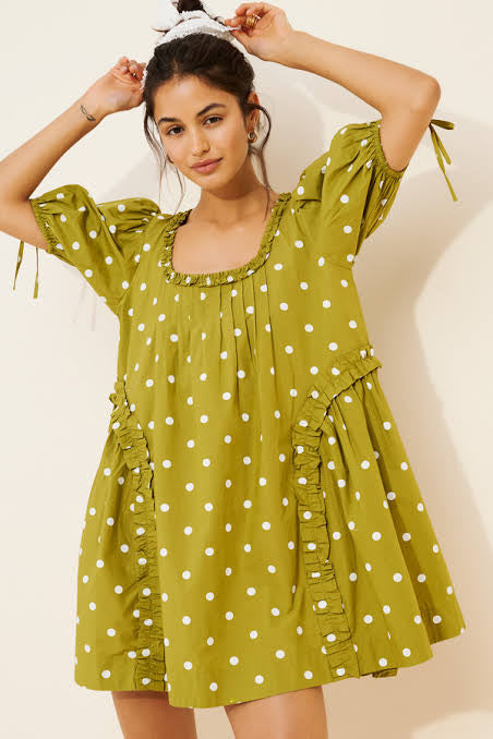 Damson Madder  Meri Mini Swing Dress