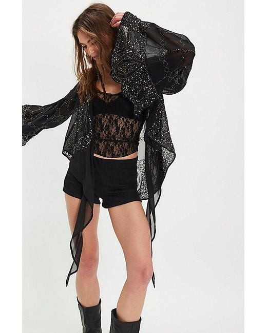 Free people beaded jacket S