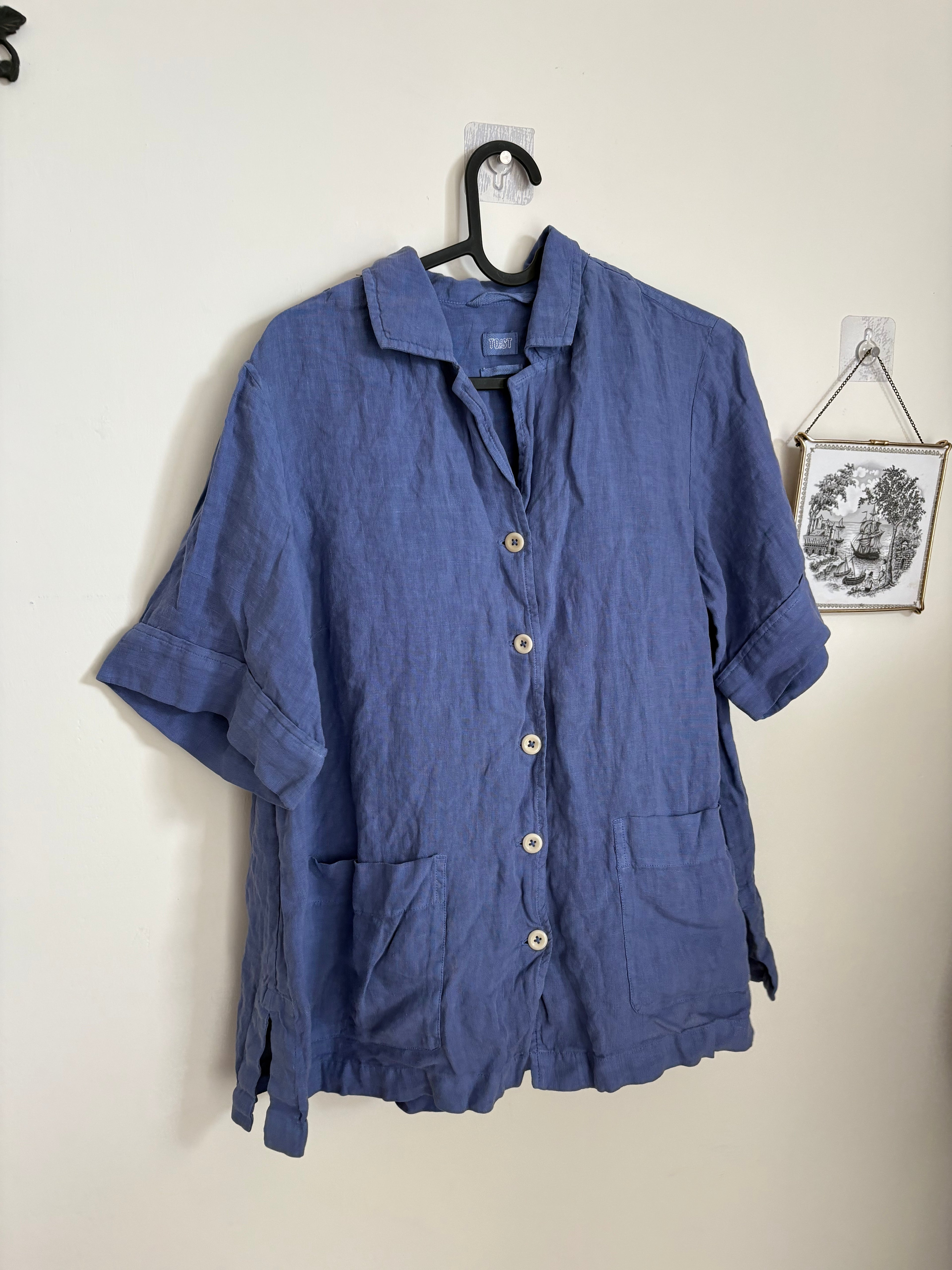 TOAST LINEN SHIRT M
