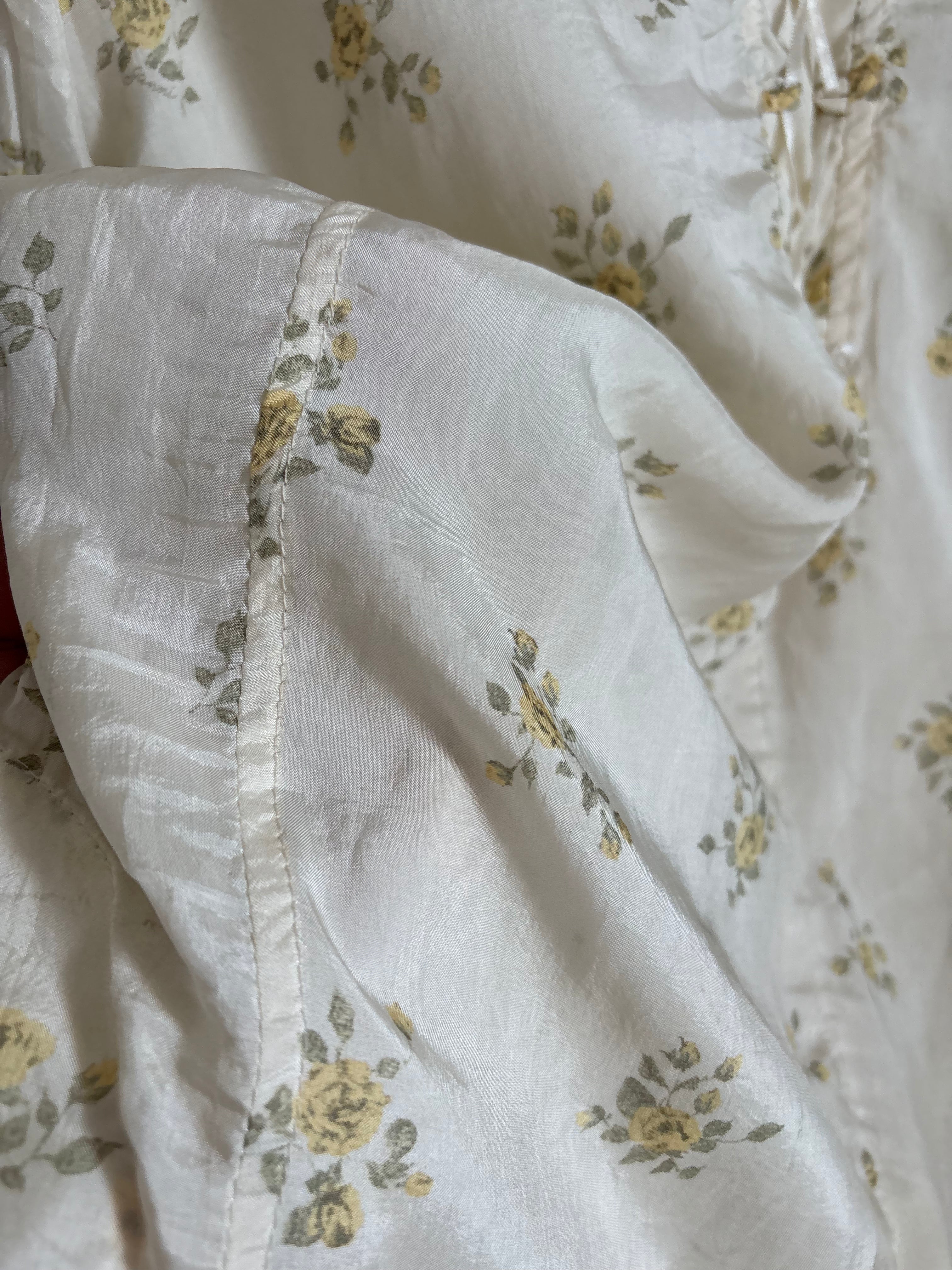 GANNI FLORAL TOP EU 36
