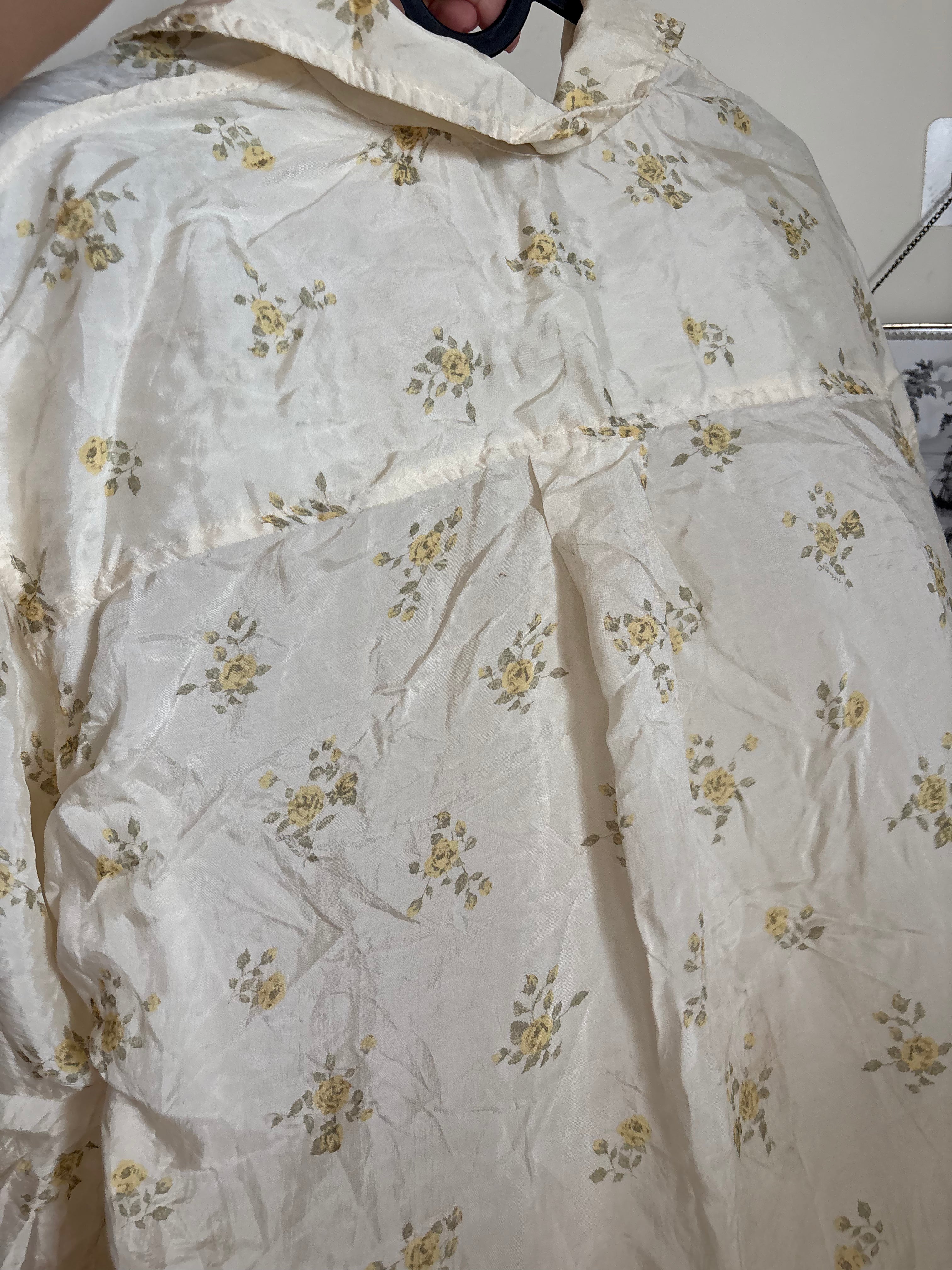 GANNI FLORAL TOP EU 36