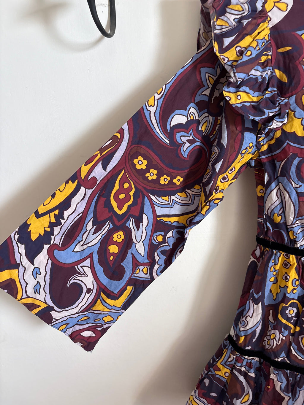 RHODE PRINTED SAMPLE DRESS XS