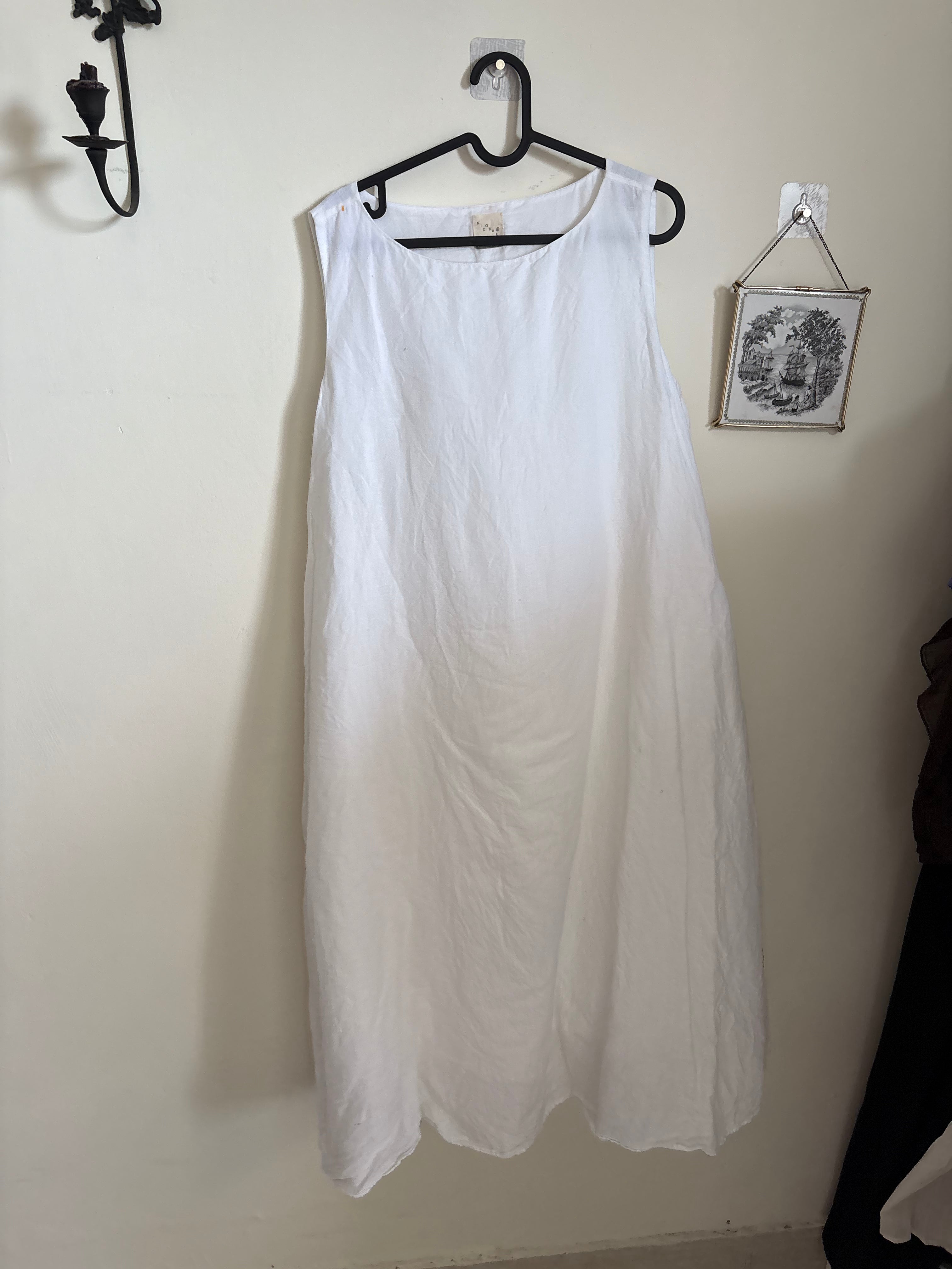NICOBAR LINEN DRESS (ALTERED) XL