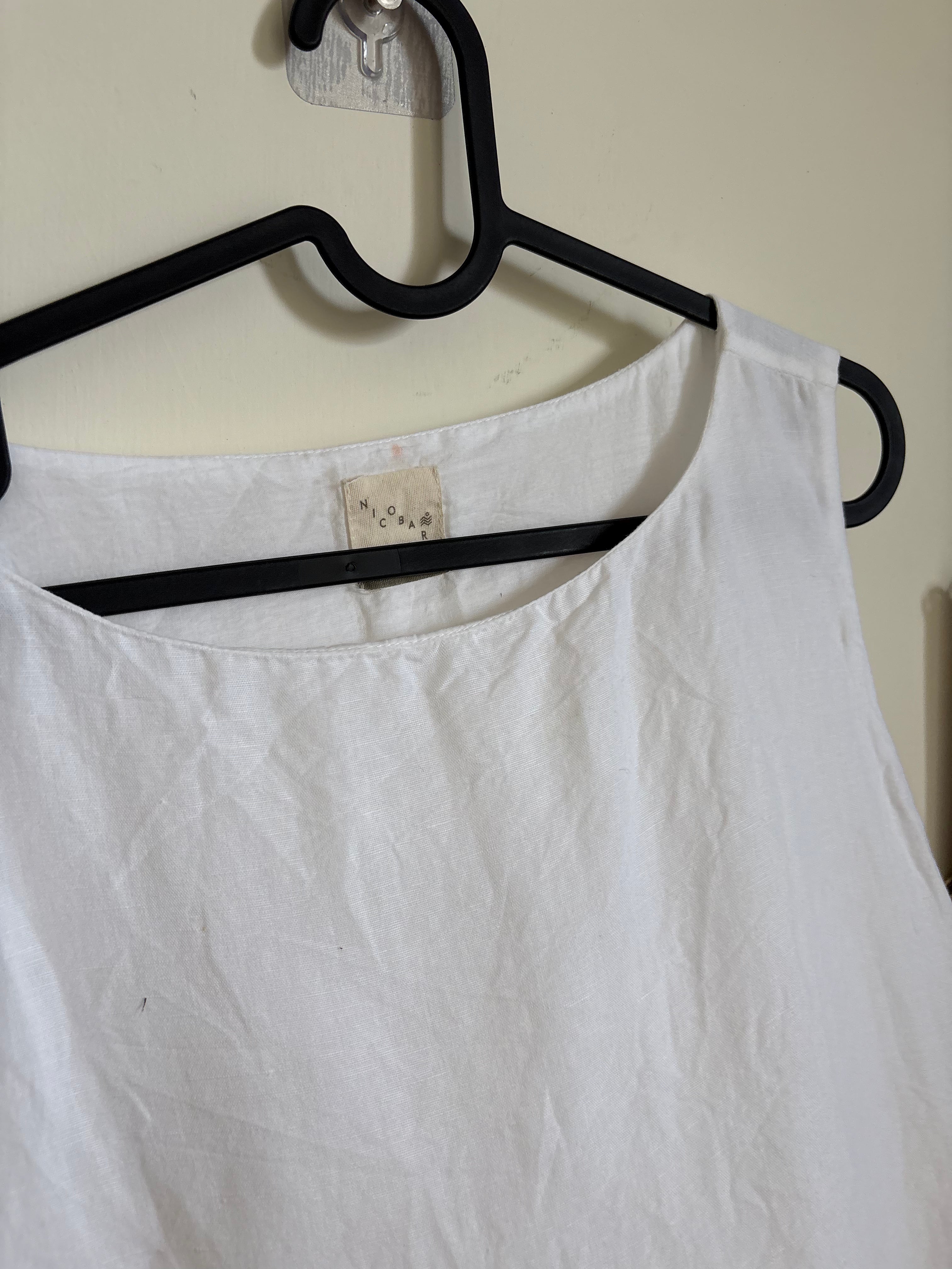 NICOBAR LINEN DRESS (ALTERED) XL