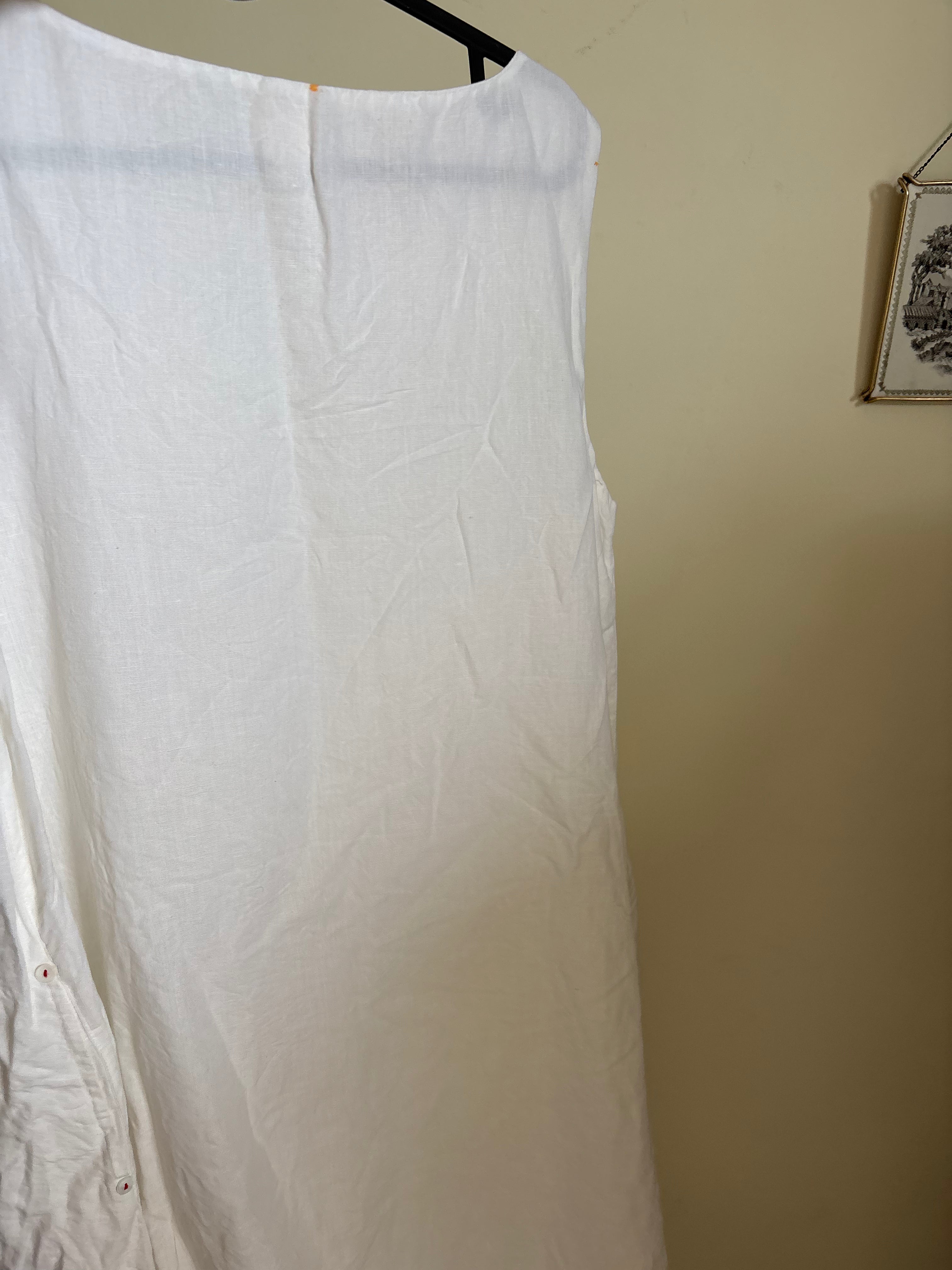 NICOBAR LINEN DRESS (ALTERED) XL