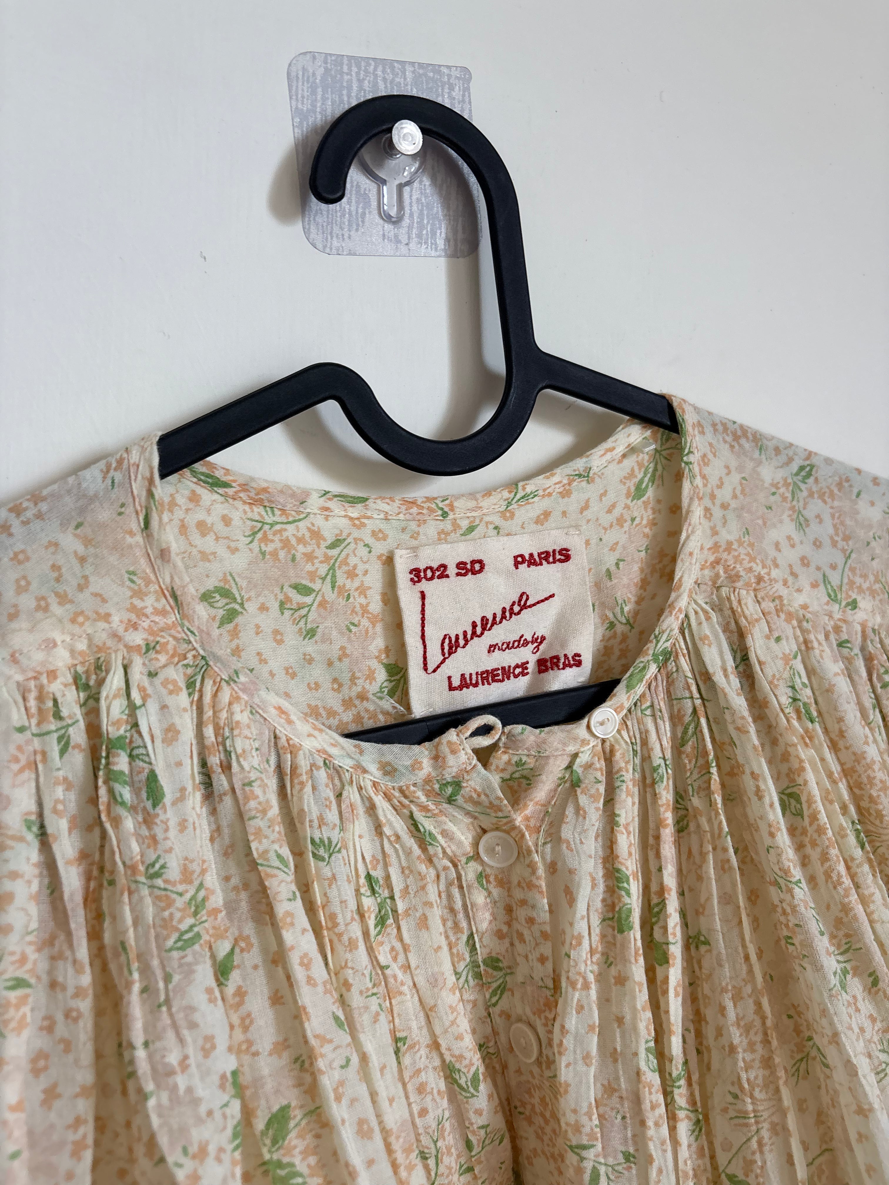LAURENCE BRAS CIGAR DRESS IN YELLOW FLORAL M