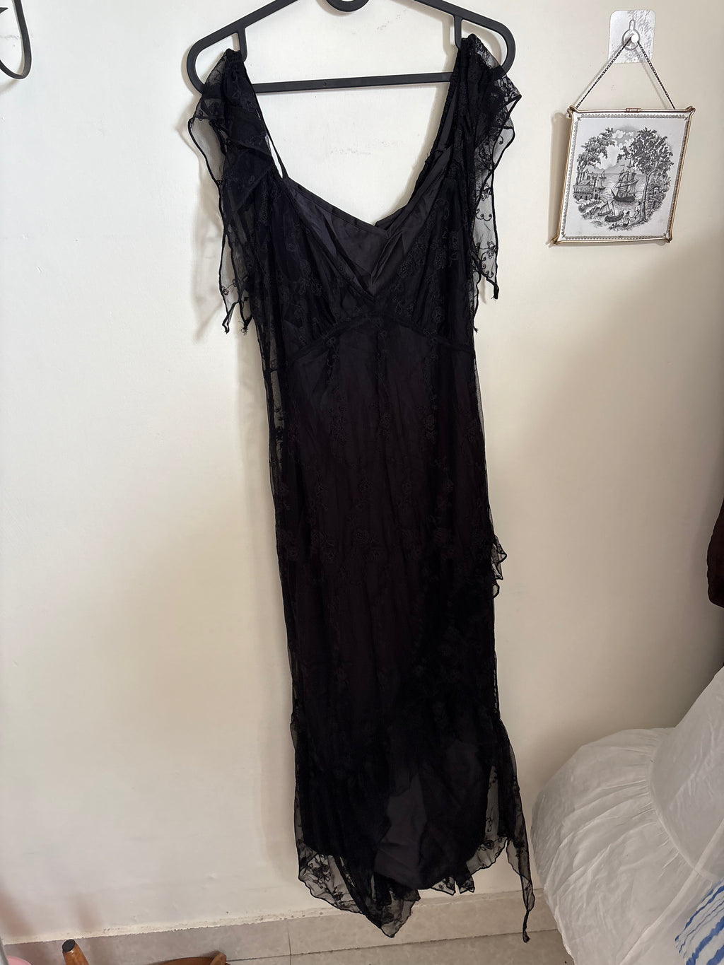Light Before Dark Vixen Sheer Embroidered Maxi Dress