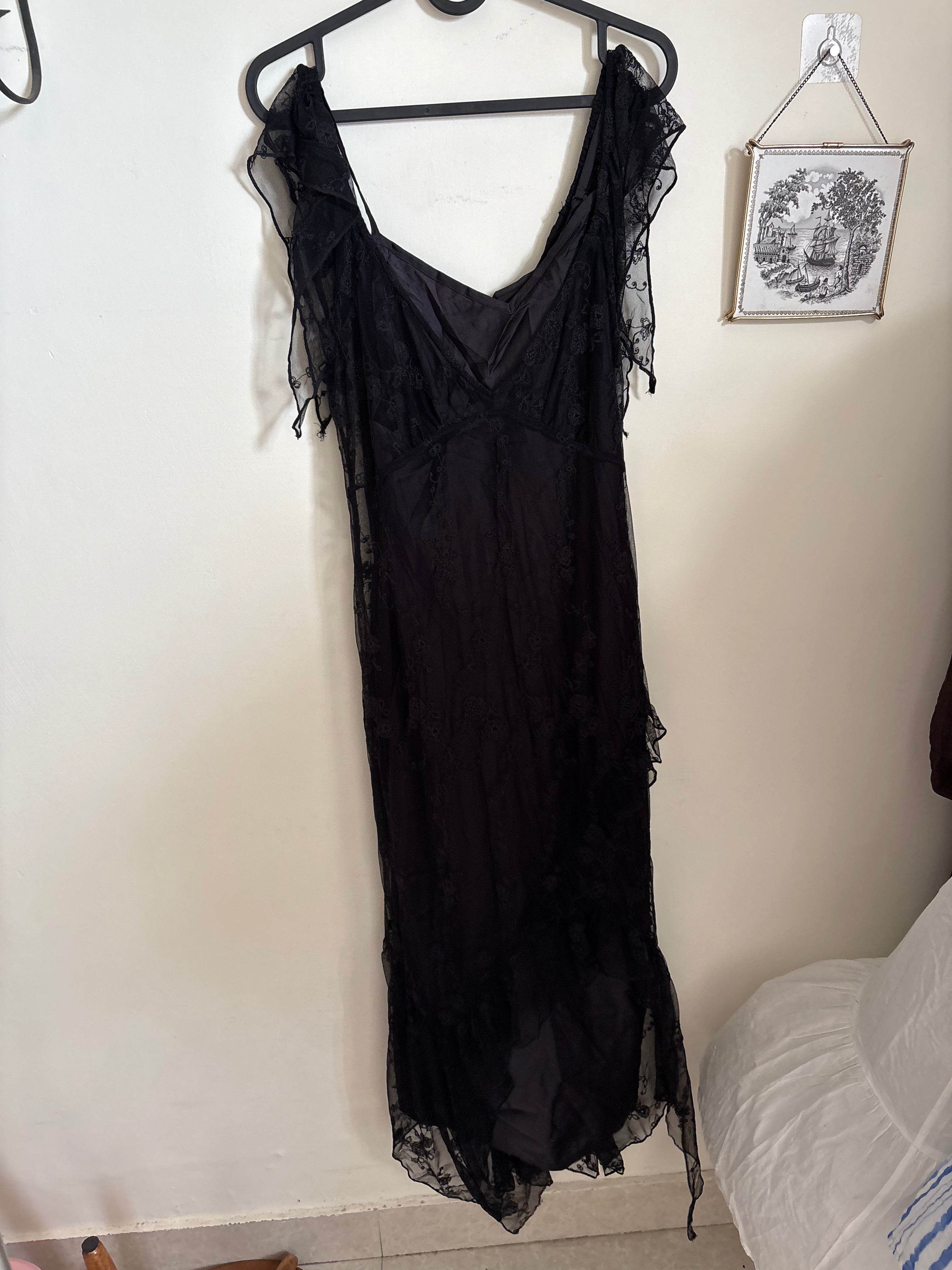 Light Before Dark Vixen Sheer Embroidered Maxi Dress