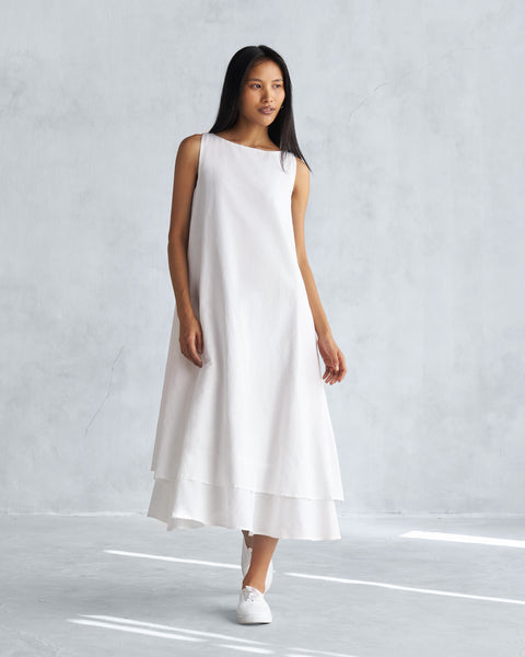 NICOBAR LINEN DRESS (ALTERED) XL