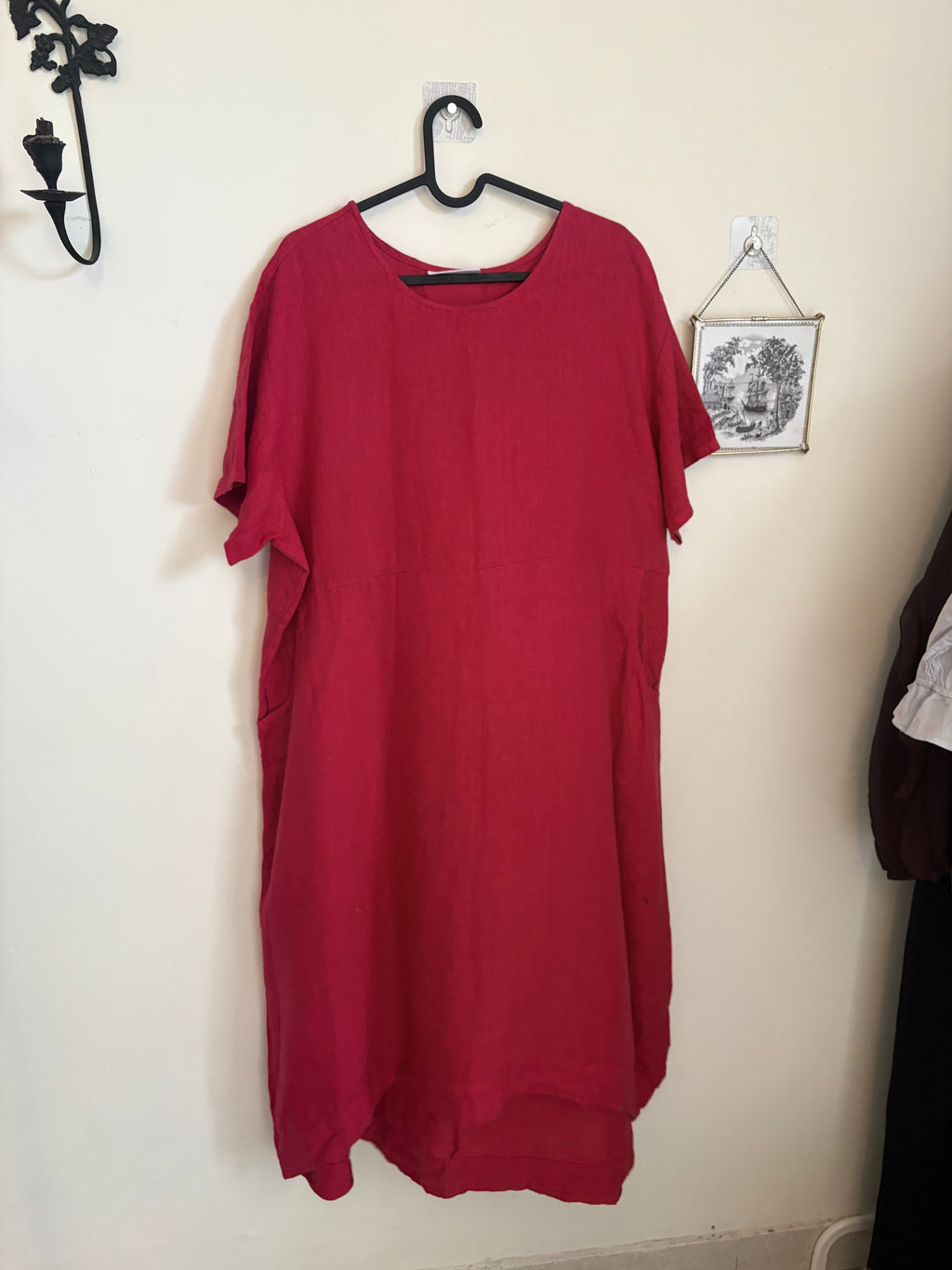 BRYNN WALKER LINEN DRESS M