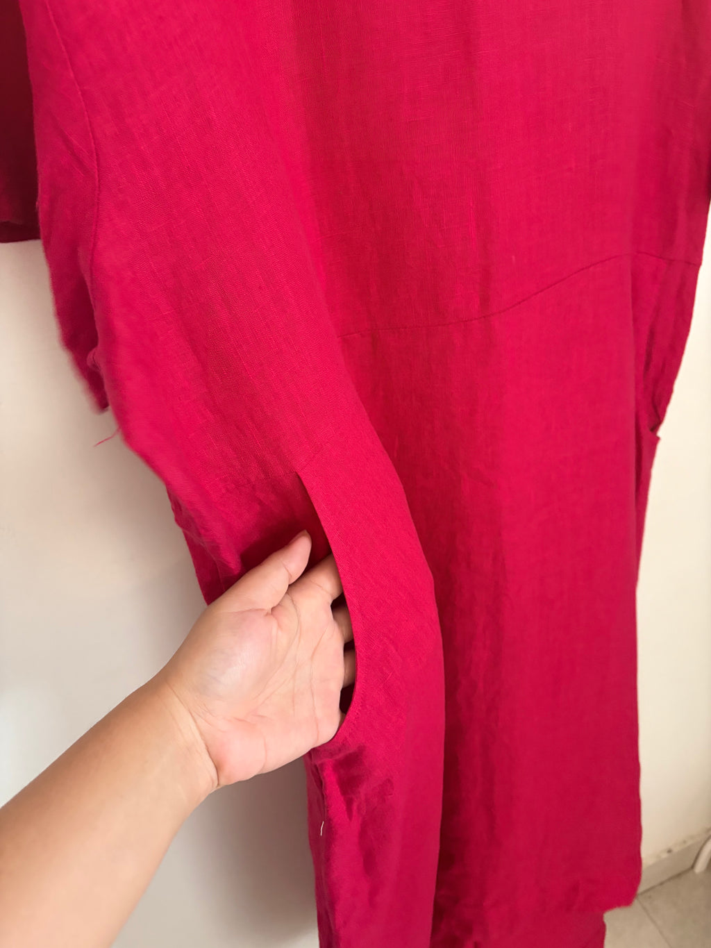 BRYNN WALKER LINEN DRESS M